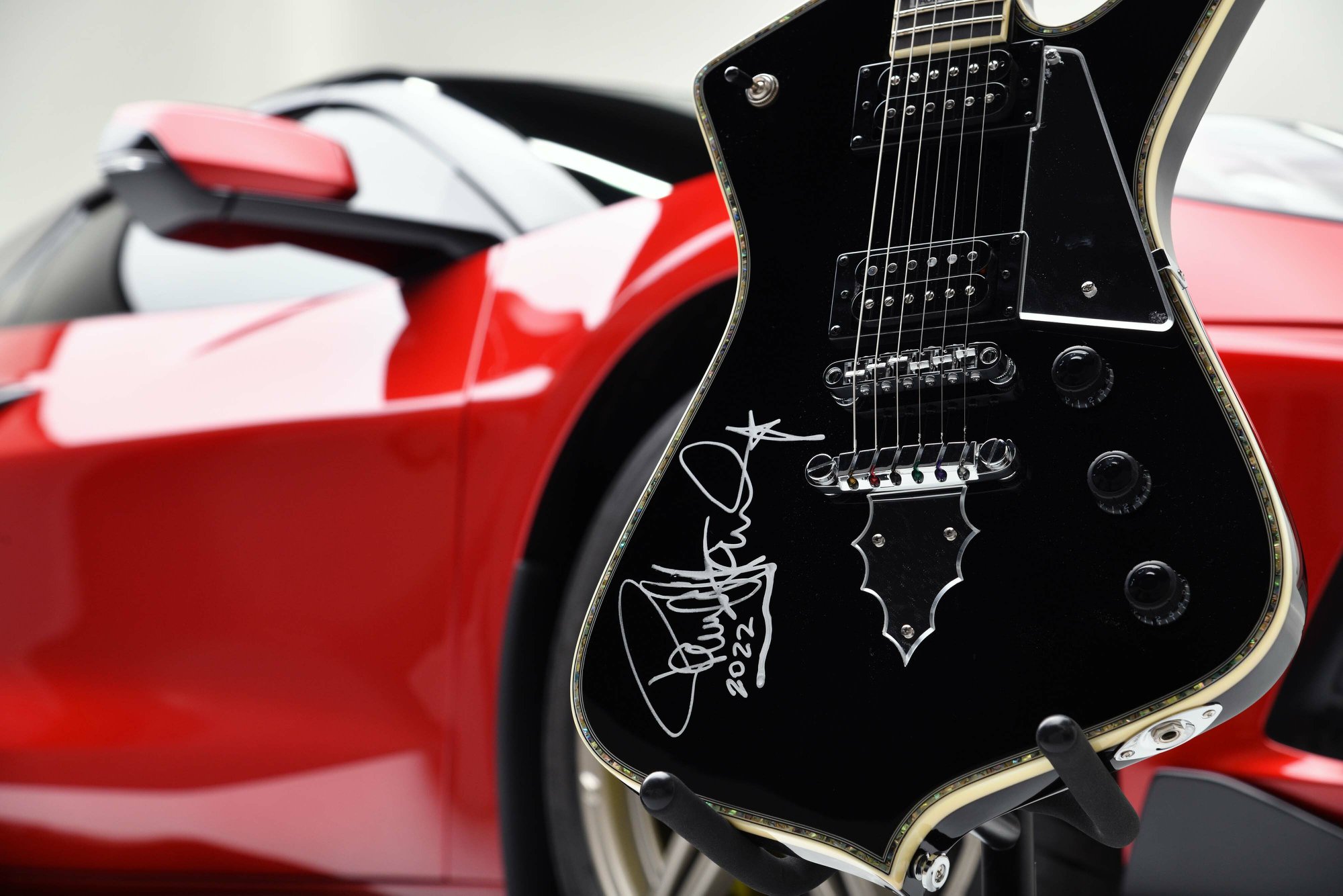 KISS’s Paul Stanley Is Auctioning Off His 2022 Corvette Convertible, VIN 001, Throws In A Guitar