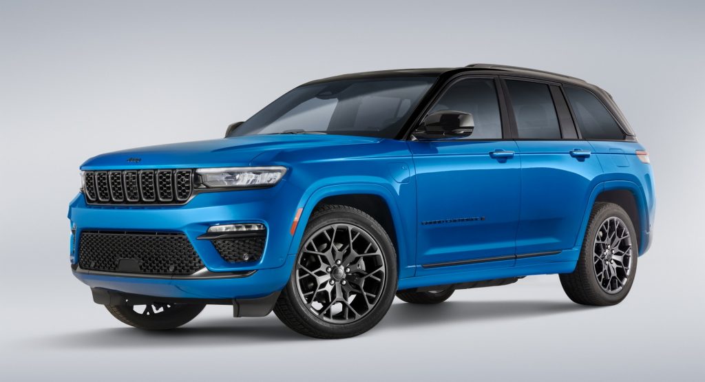  Jeep Gets Smurfy In NY With New Grand Cherokee High Altitude 4xe Package And Hydro Blue Color Option