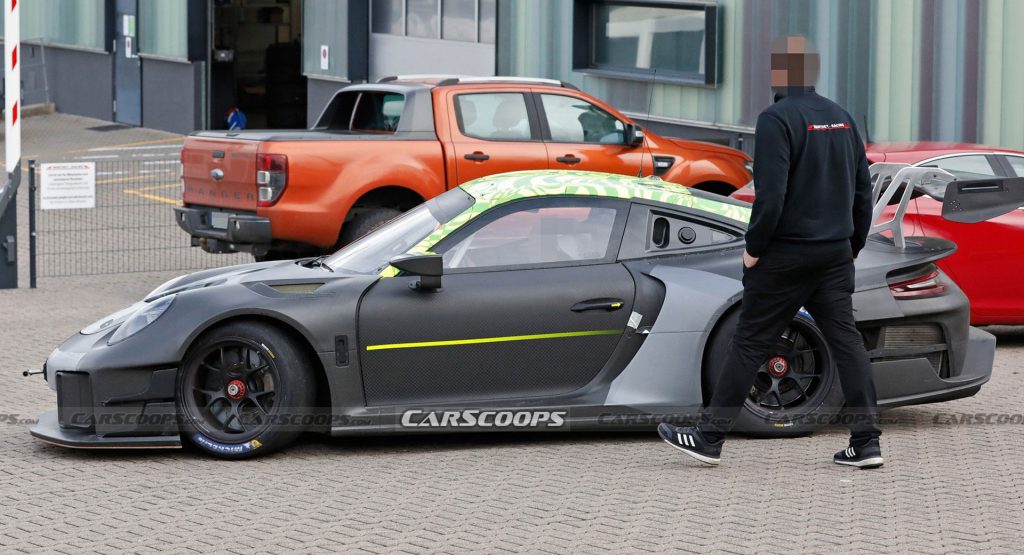  Porsche 911 GT2 RS Clubsport 25 Prototype Shows Off Crazy Aero In Spy Shots