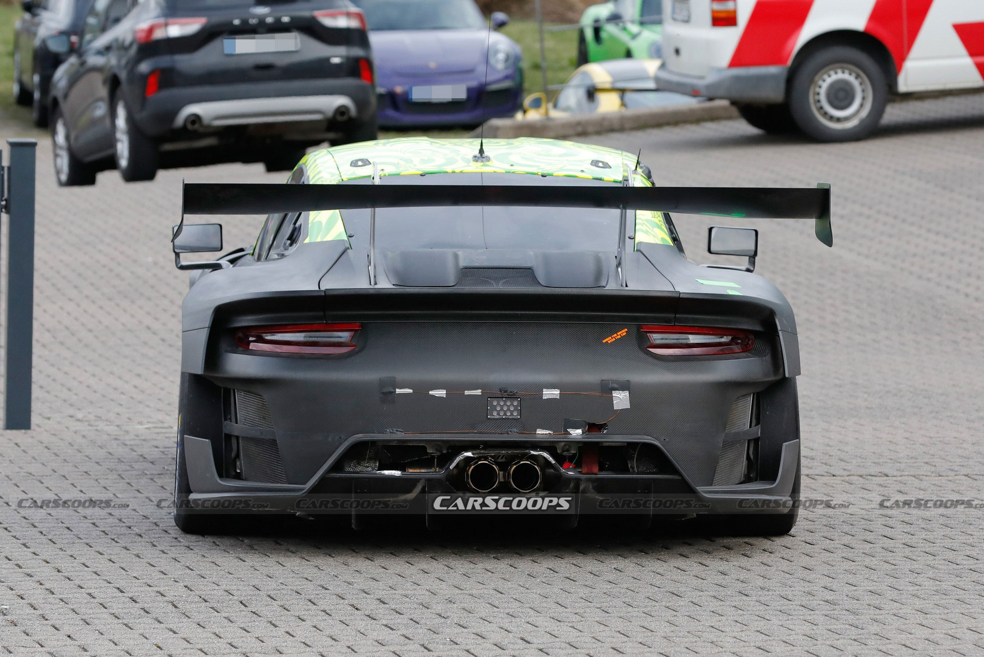 Porsche 911 GT2 RS Clubsport 25 Prototype Shows Off Crazy Aero In Spy Shots