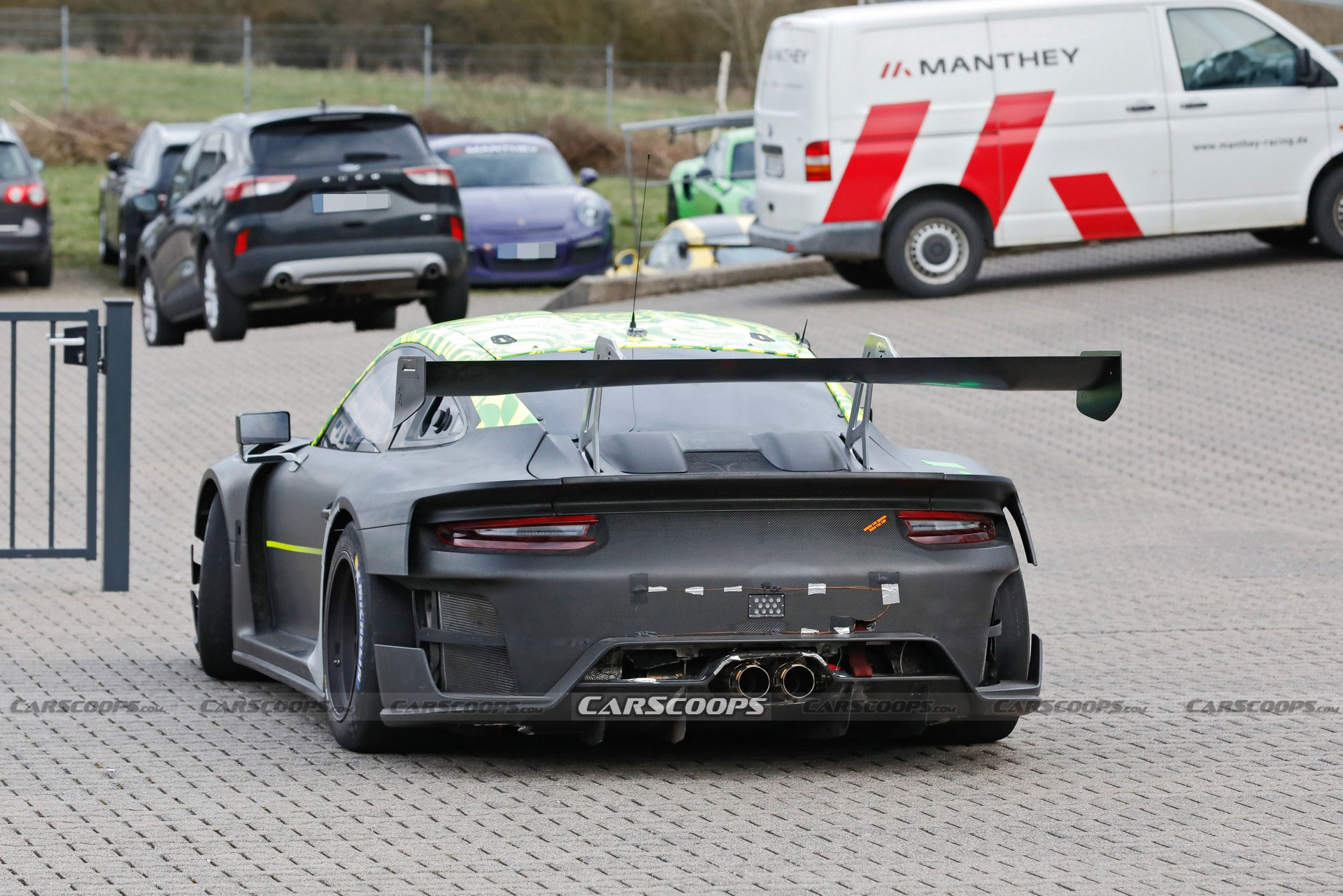 Porsche 911 GT2 RS Clubsport 25 Prototype Shows Off Crazy Aero In Spy Shots