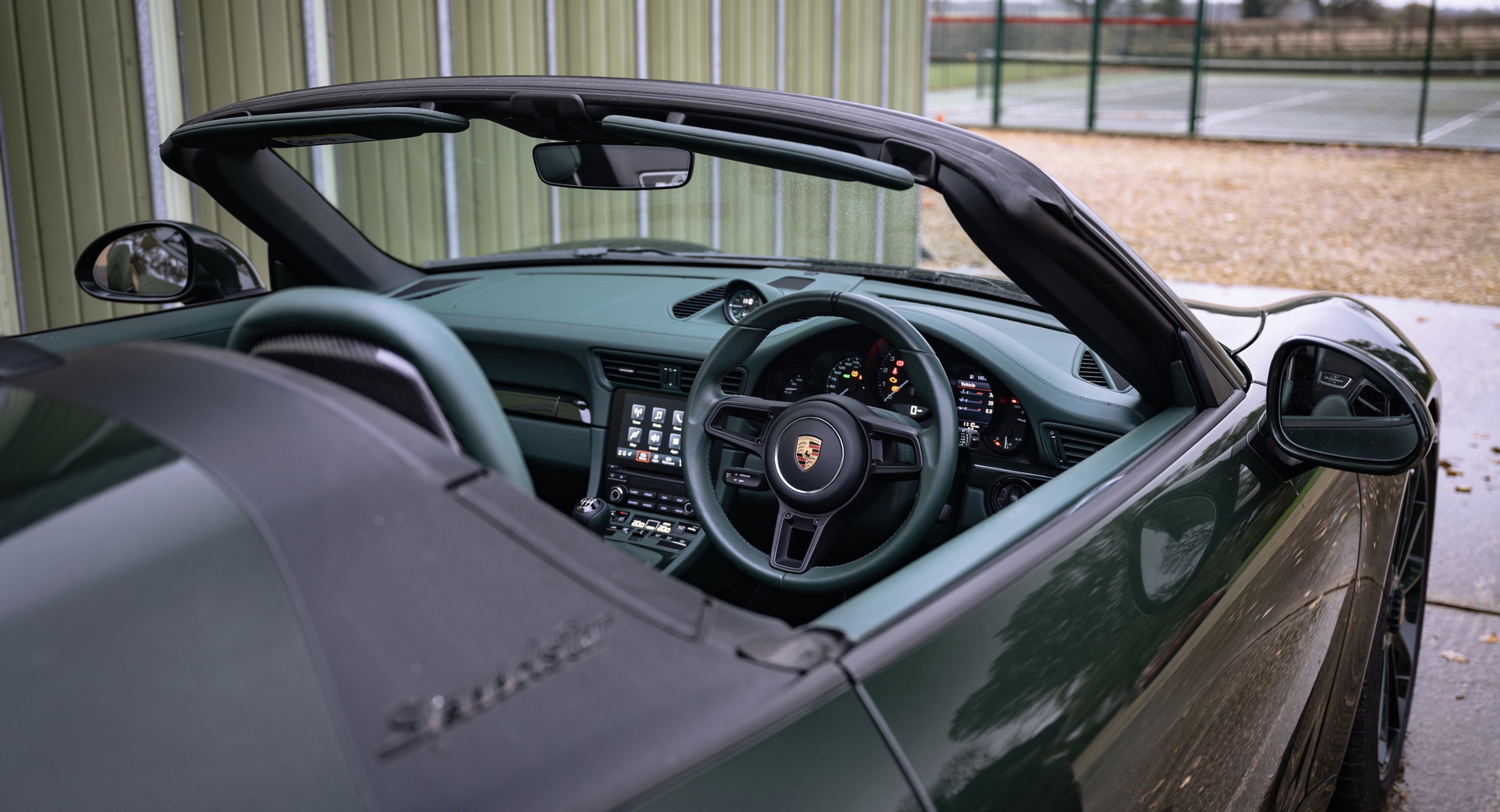 This Porsche 911 Speedster Has Gone Green Inside, Out, And All Around