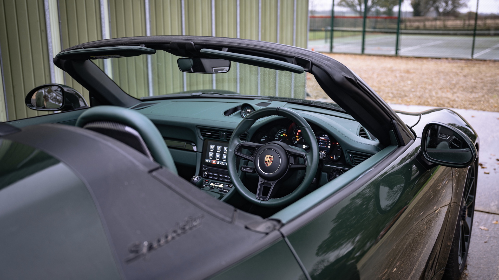 This Porsche 911 Speedster Has Gone Green Inside, Out, And All Around