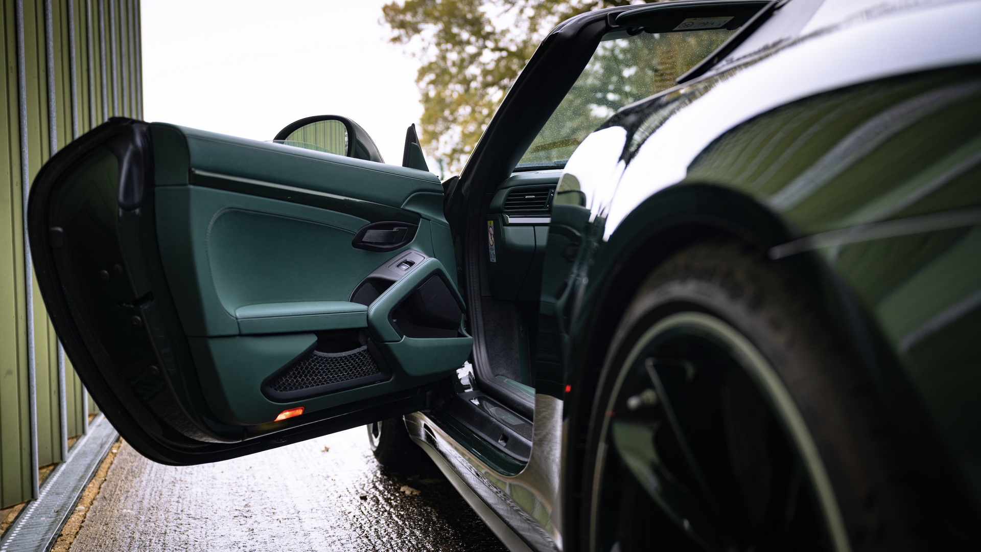 This Porsche 911 Speedster Has Gone Green Inside, Out, And All Around