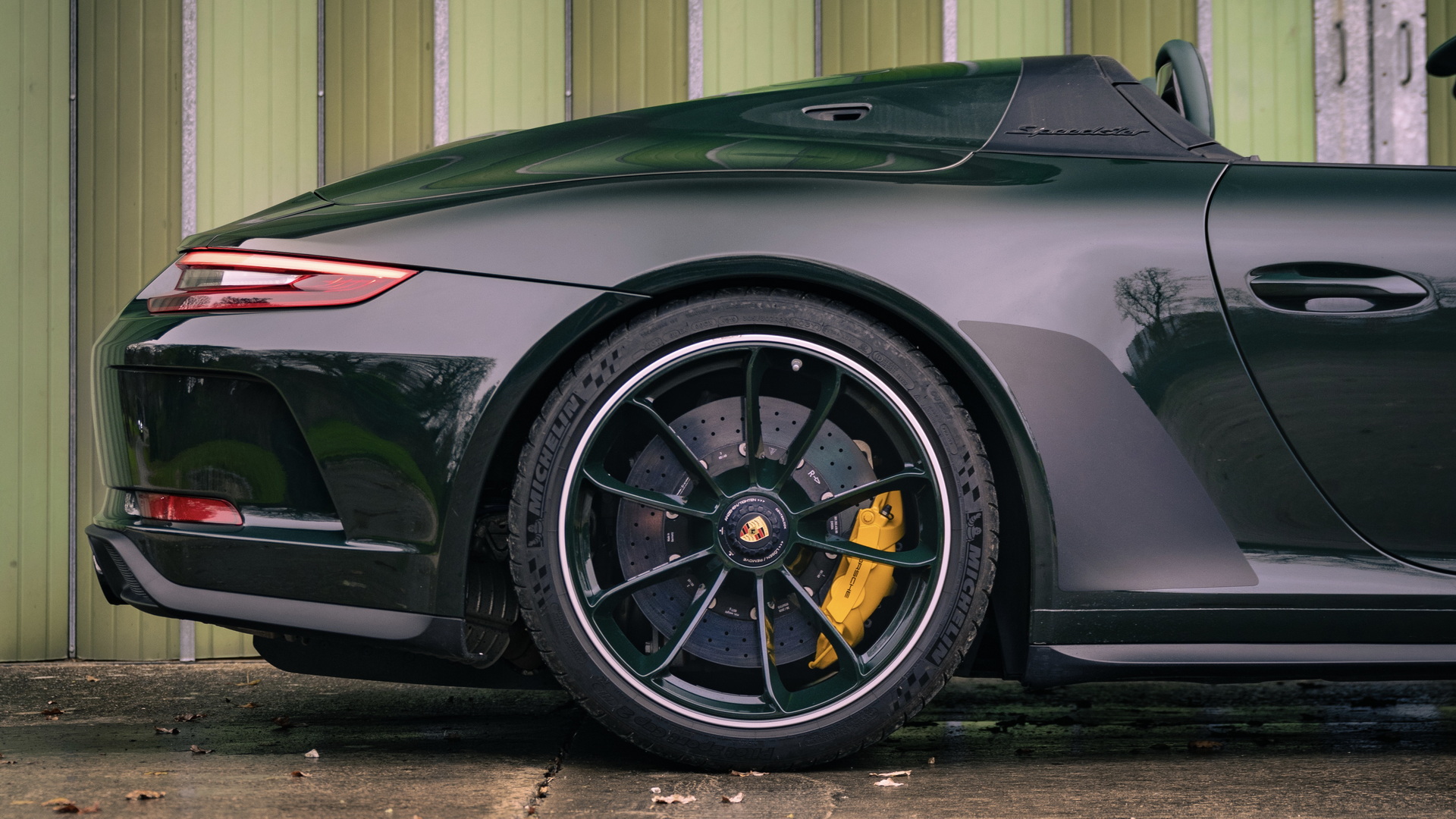 This Porsche 911 Speedster Has Gone Green Inside, Out, And All Around