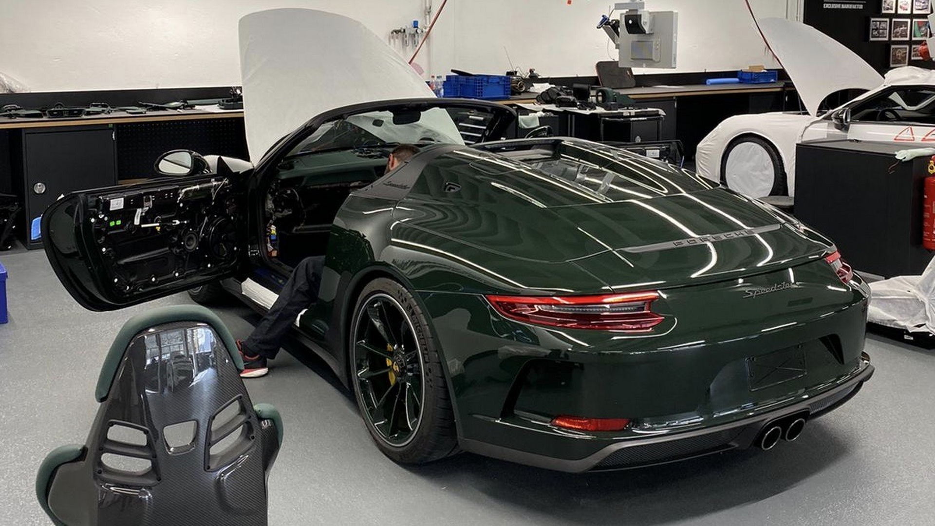 This Porsche 911 Speedster Has Gone Green Inside, Out, And All Around