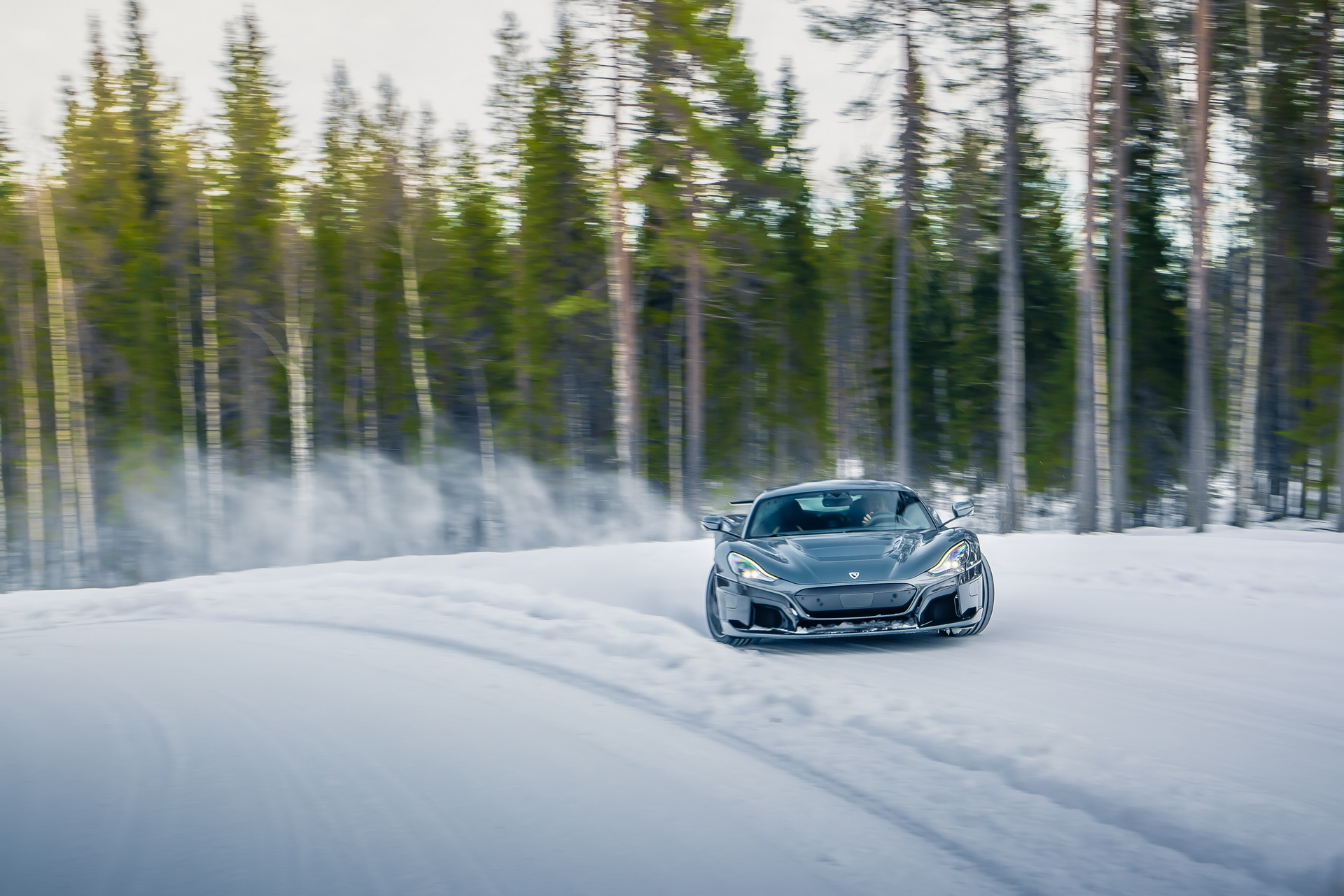 Gaze Upon The Glory Of A Rimac Nevera Winter Testing In Sweden