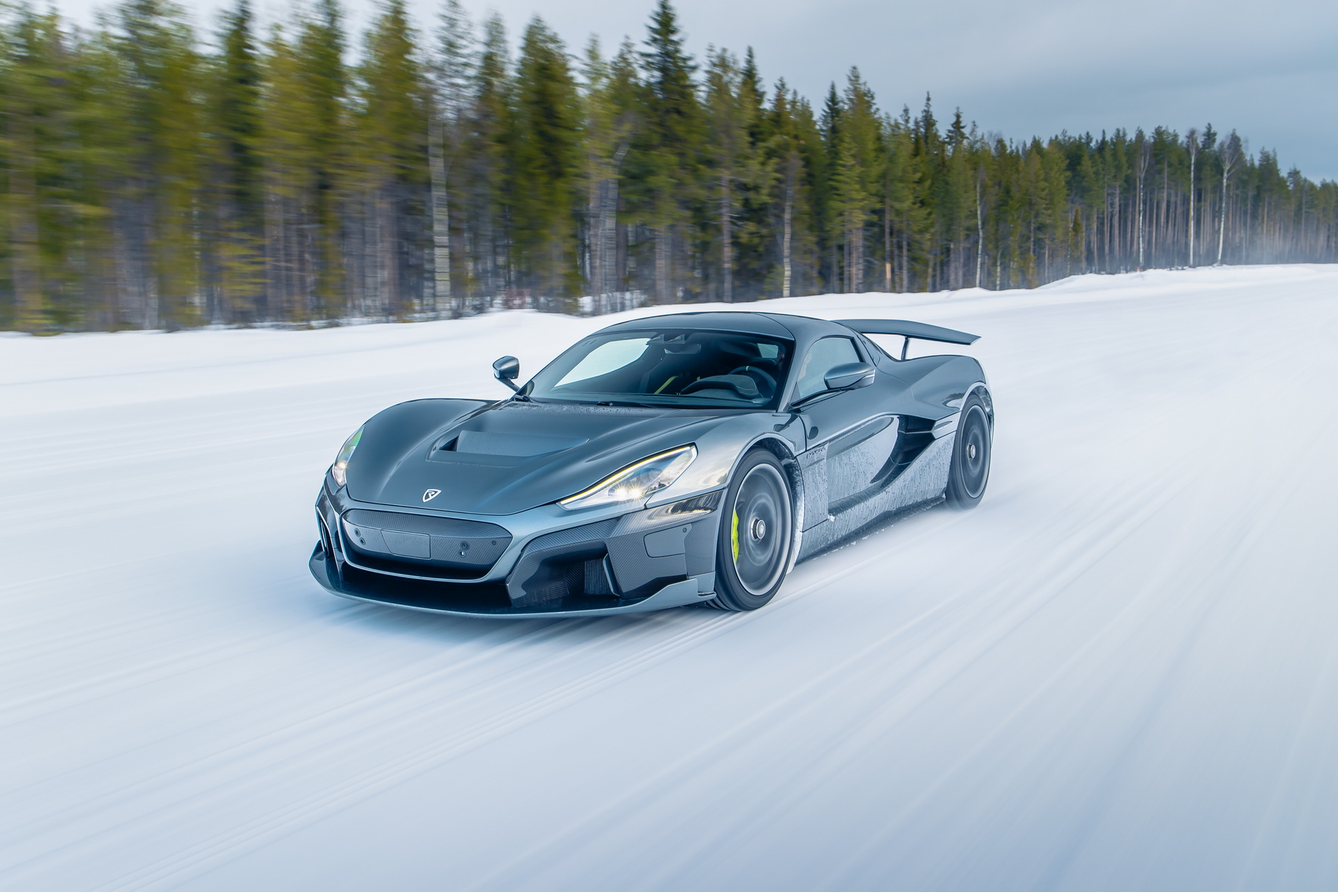 Gaze Upon The Glory Of A Rimac Nevera Winter Testing In Sweden