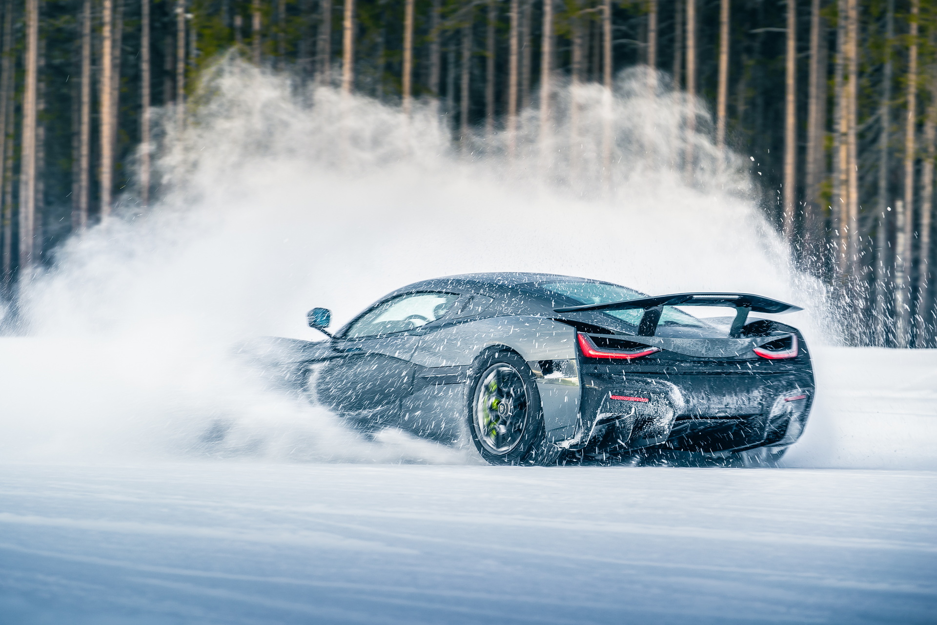 Gaze Upon The Glory Of A Rimac Nevera Winter Testing In Sweden