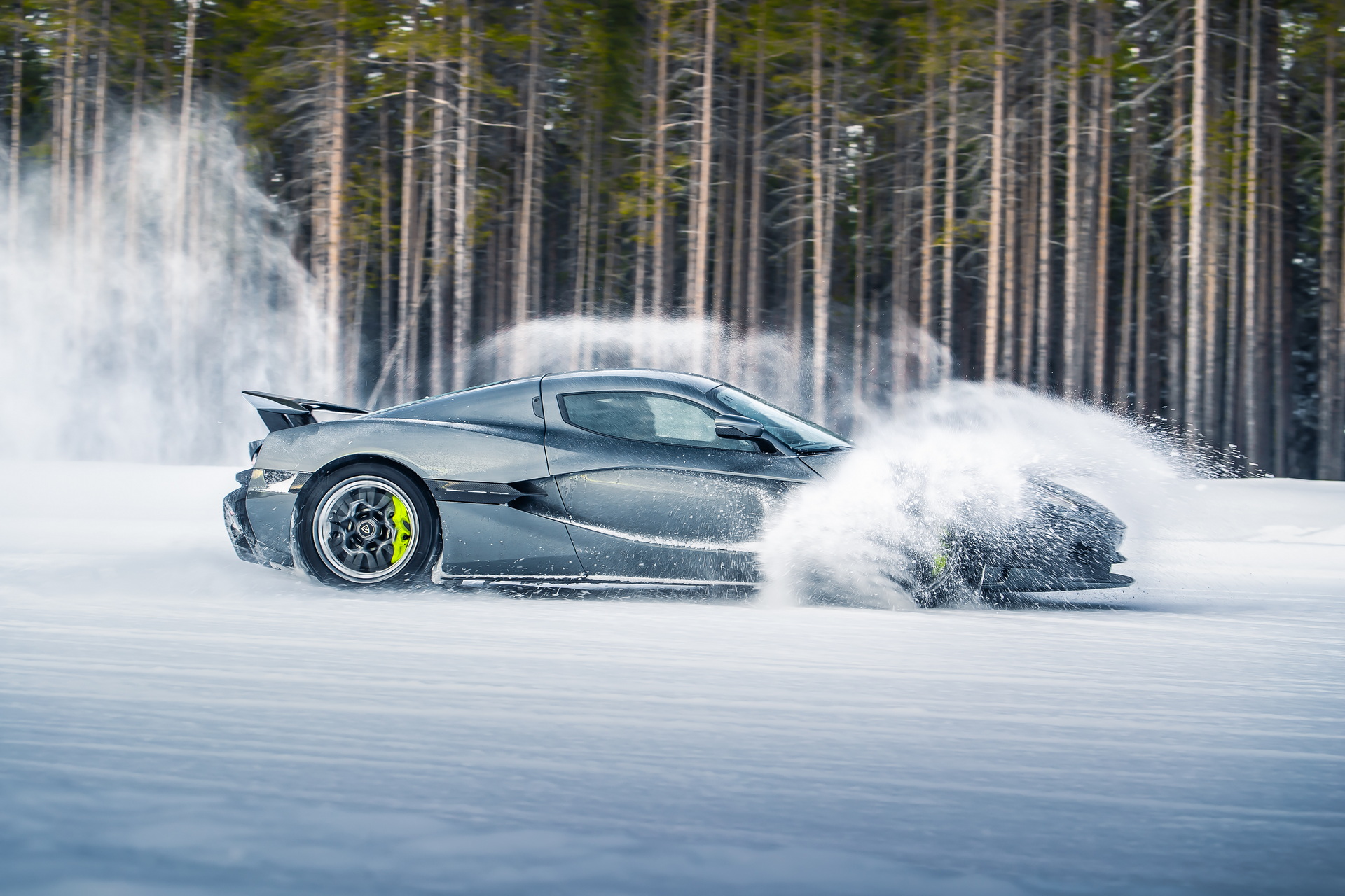 Gaze Upon The Glory Of A Rimac Nevera Winter Testing In Sweden