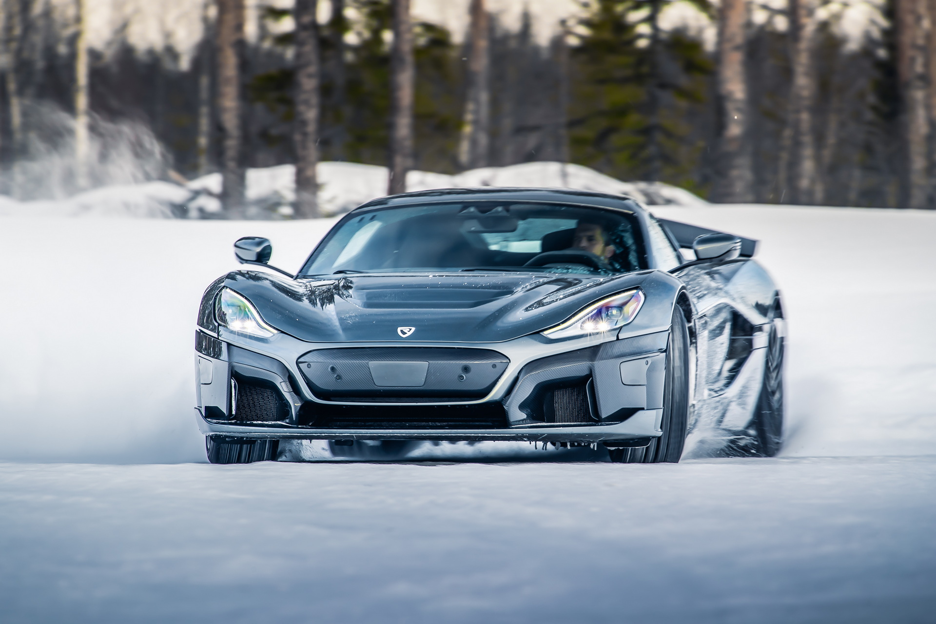Gaze Upon The Glory Of A Rimac Nevera Winter Testing In Sweden