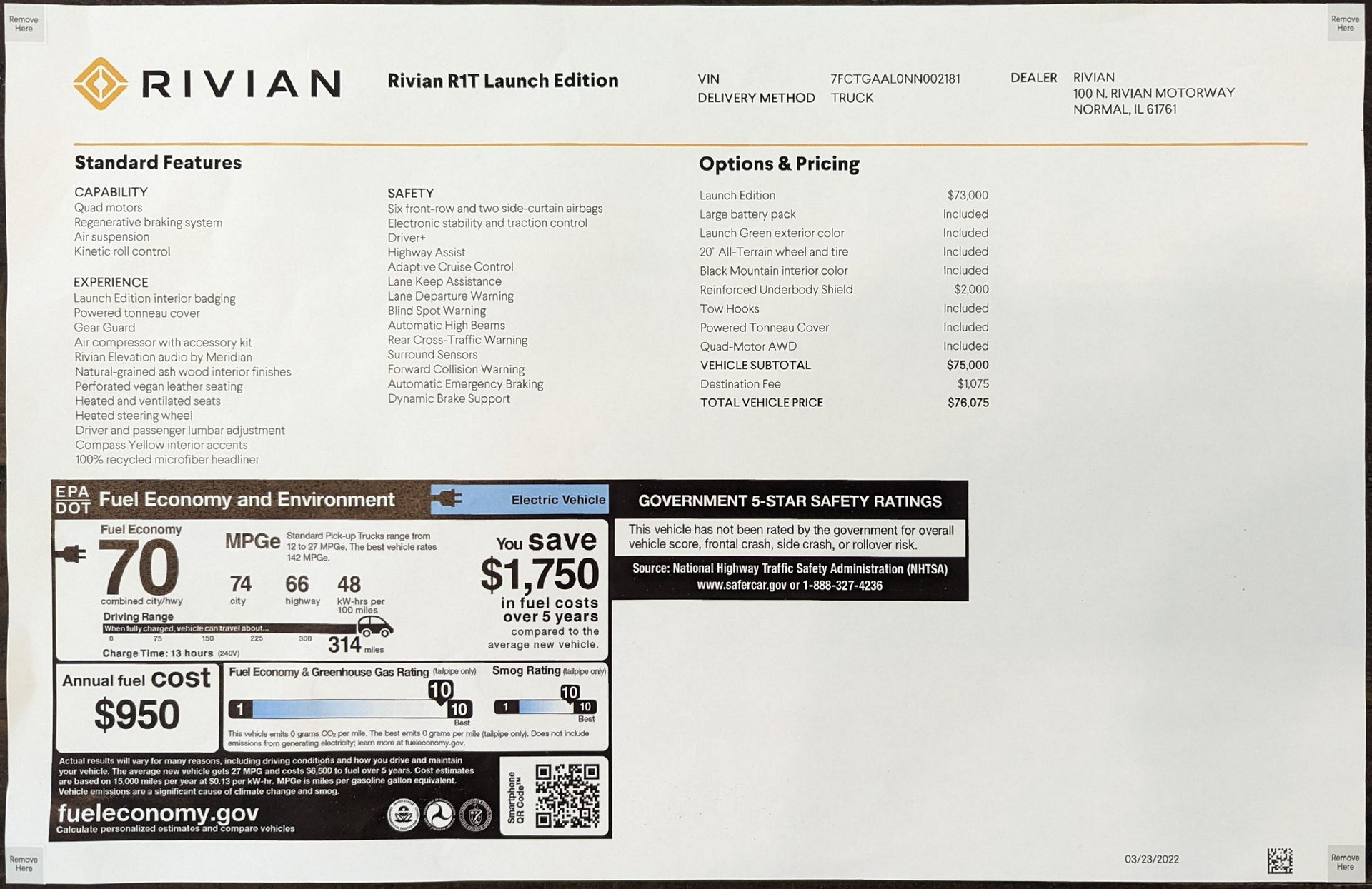 Skip The Waiting Line With This Rivian R1T That’s Up For Auction