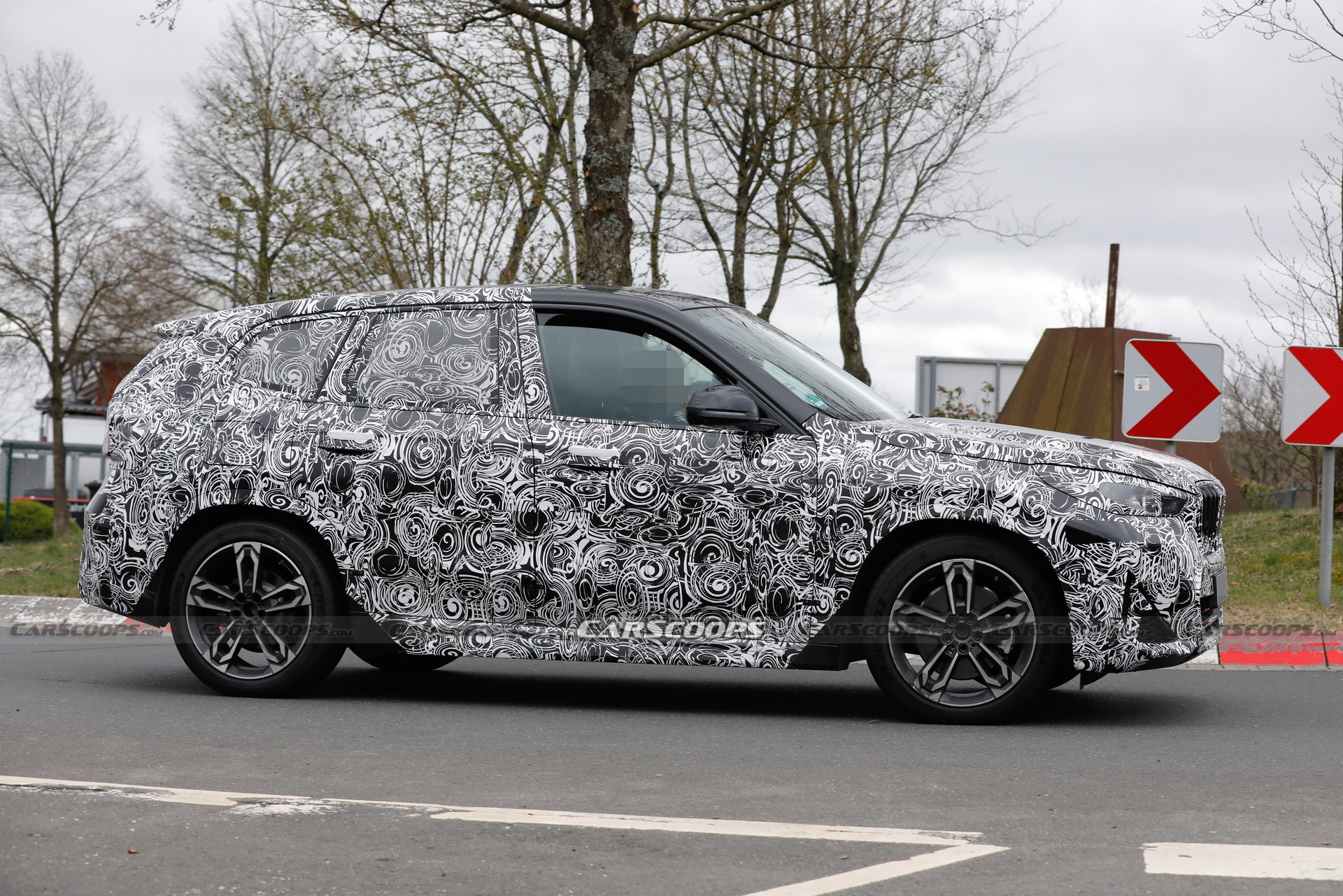 2023 BMW X1 Spied With Less Camouflage Revealing X2-Inspired Bumper