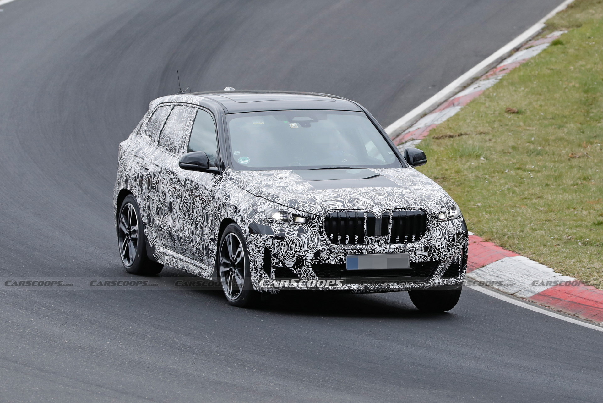 2023 BMW X1 Spied With Less Camouflage Revealing X2-Inspired Bumper