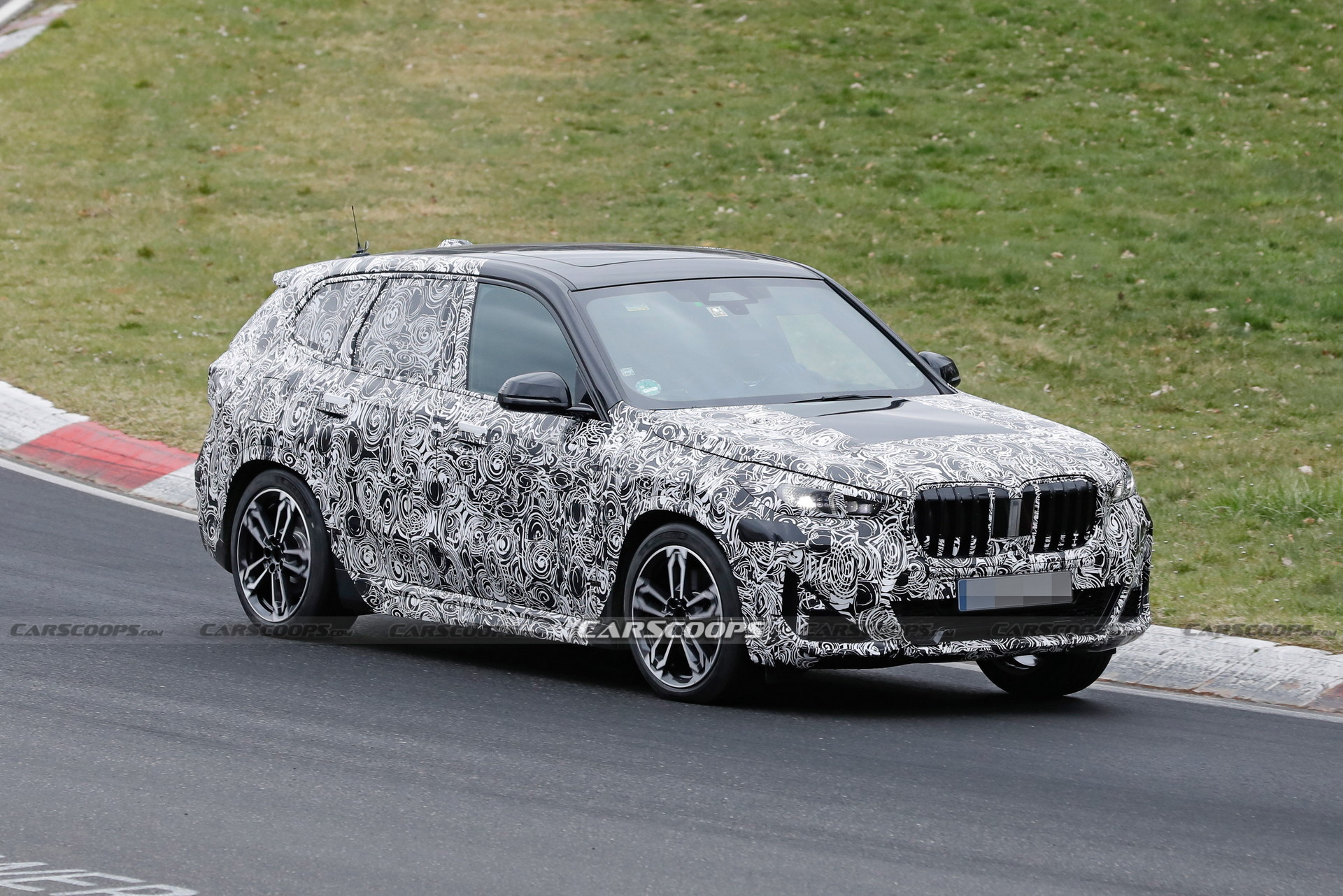 2023 BMW X1 Spied With Less Camouflage Revealing X2-Inspired Bumper