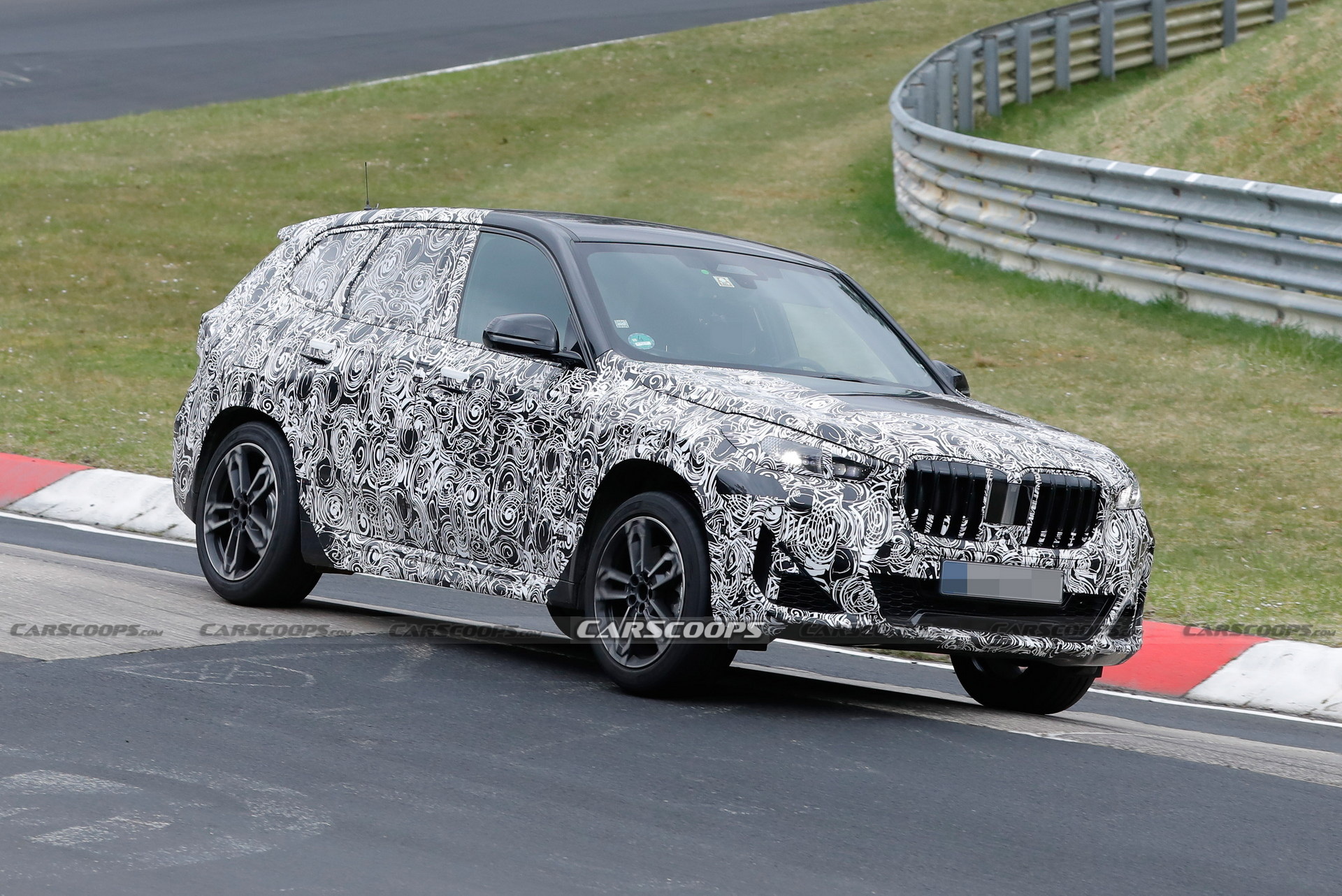 2023 BMW X1 Spied With Less Camouflage Revealing X2-Inspired Bumper