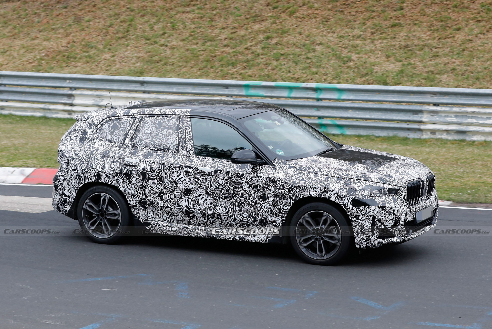 2023 BMW X1 Spied With Less Camouflage Revealing X2-Inspired Bumper
