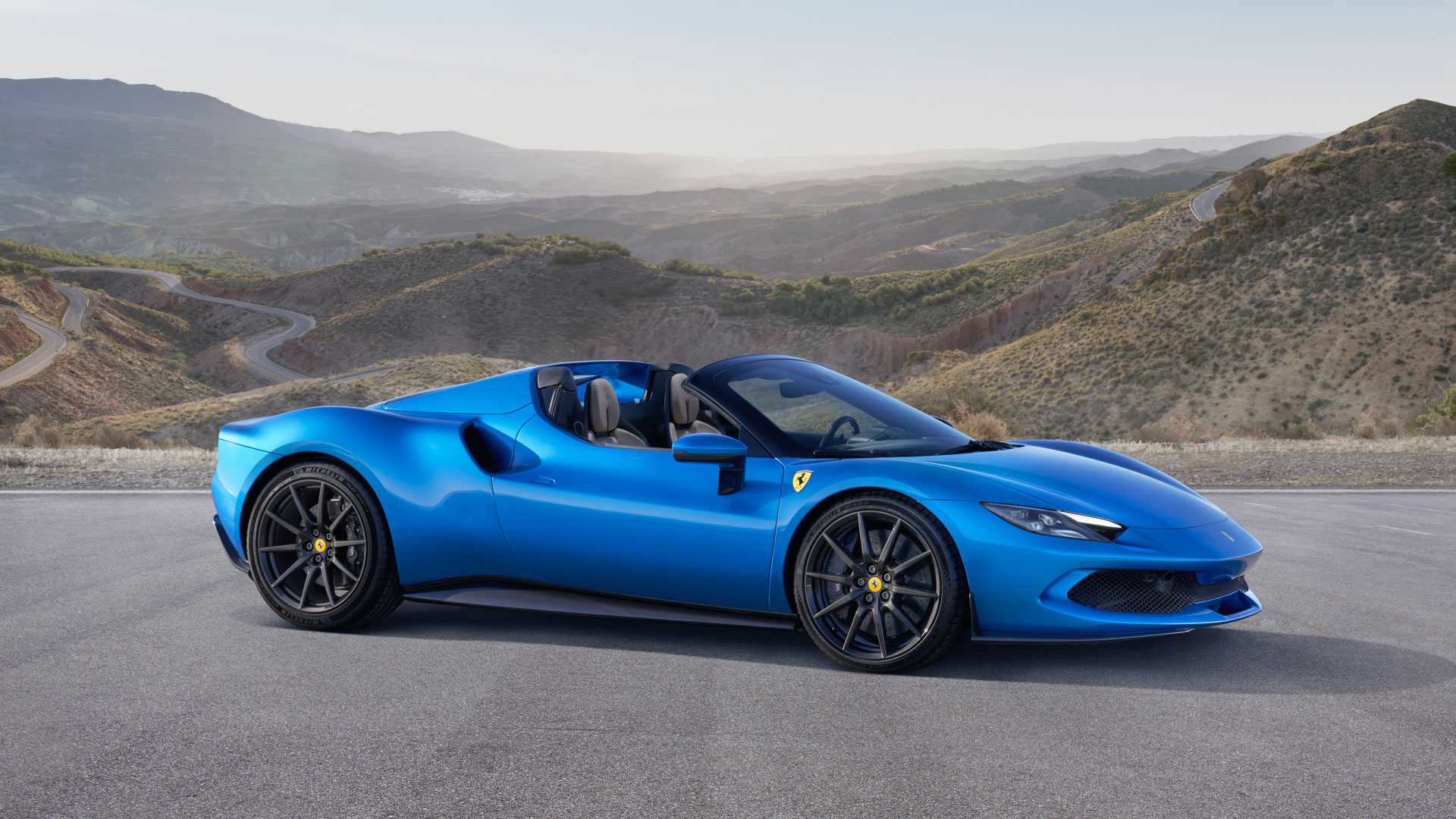 2023 Ferrari 296 GTS Hybrid Is An 819-HP Tanning Machine