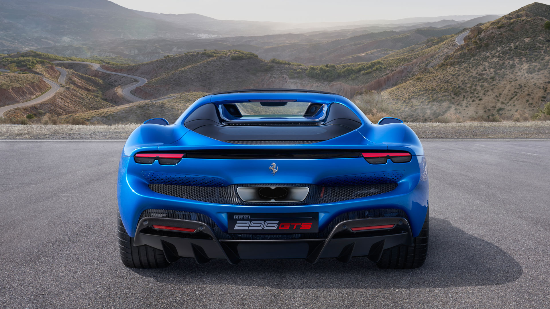 2023 Ferrari 296 GTS Hybrid Is An 819-HP Tanning Machine