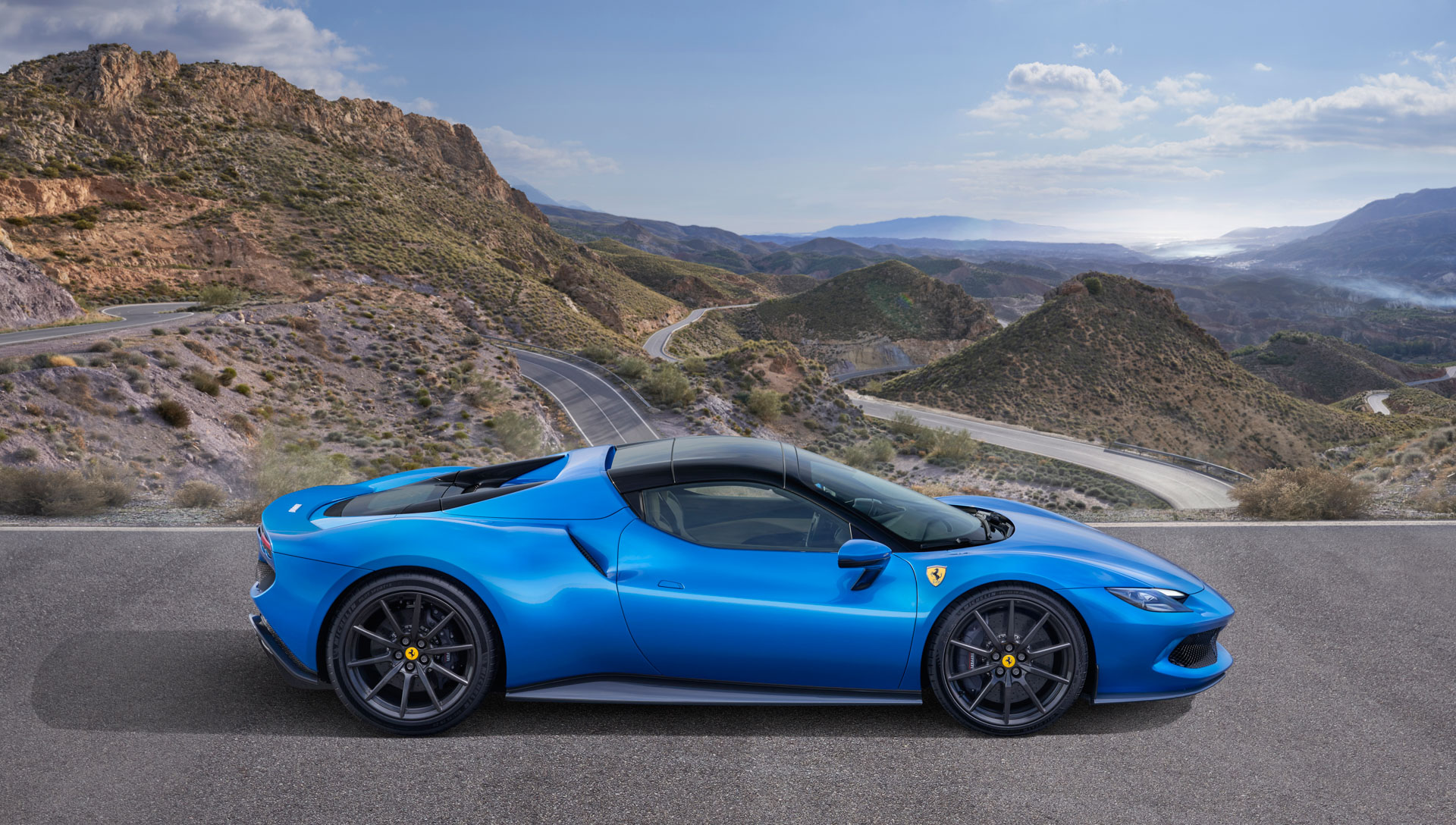 2023 Ferrari 296 GTS Hybrid Is An 819-HP Tanning Machine