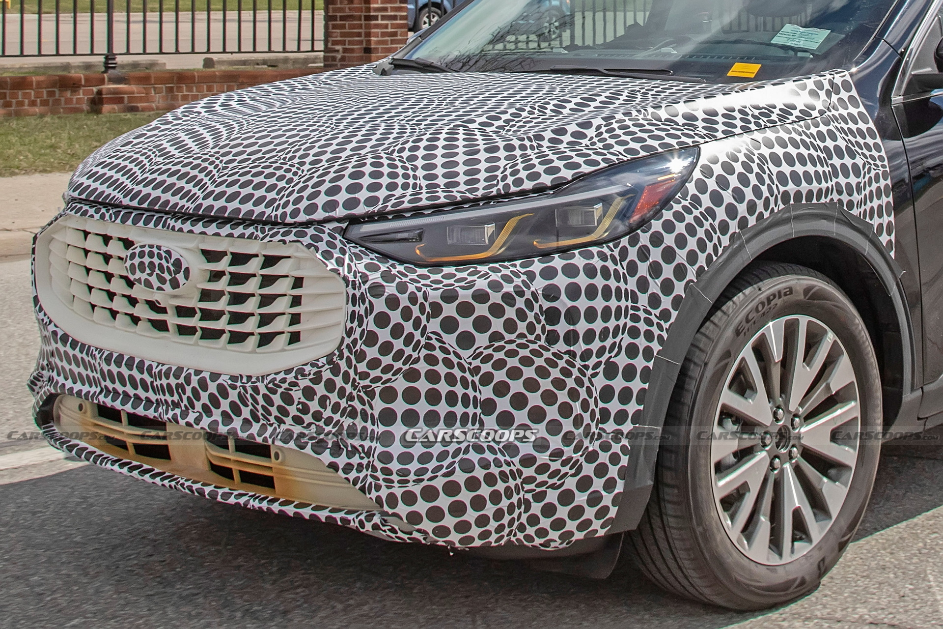 2023 Ford Escape Caught Out In Public Revealing Grille Shape And Lighting