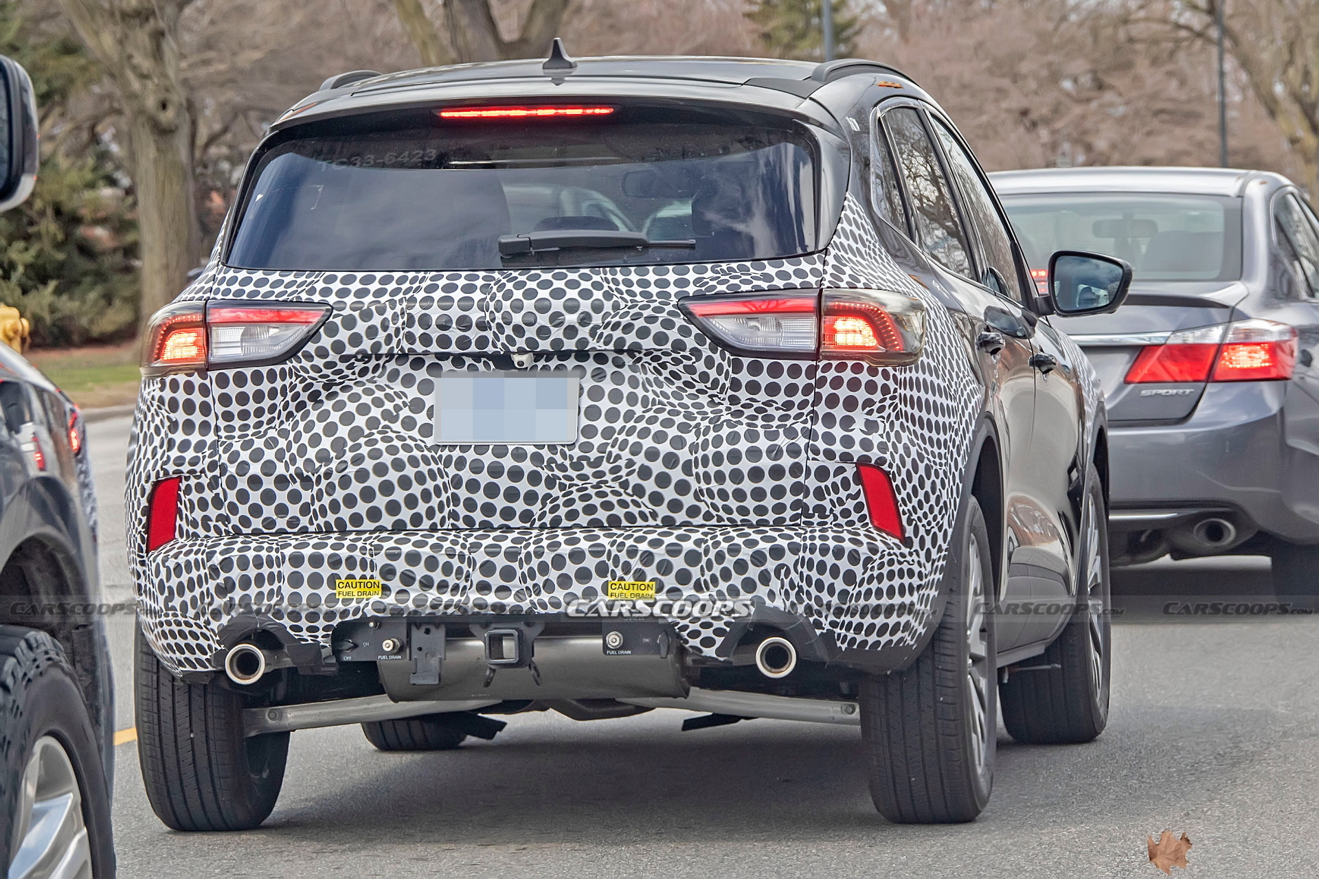 2023 Ford Escape Caught Out In Public Revealing Grille Shape And Lighting