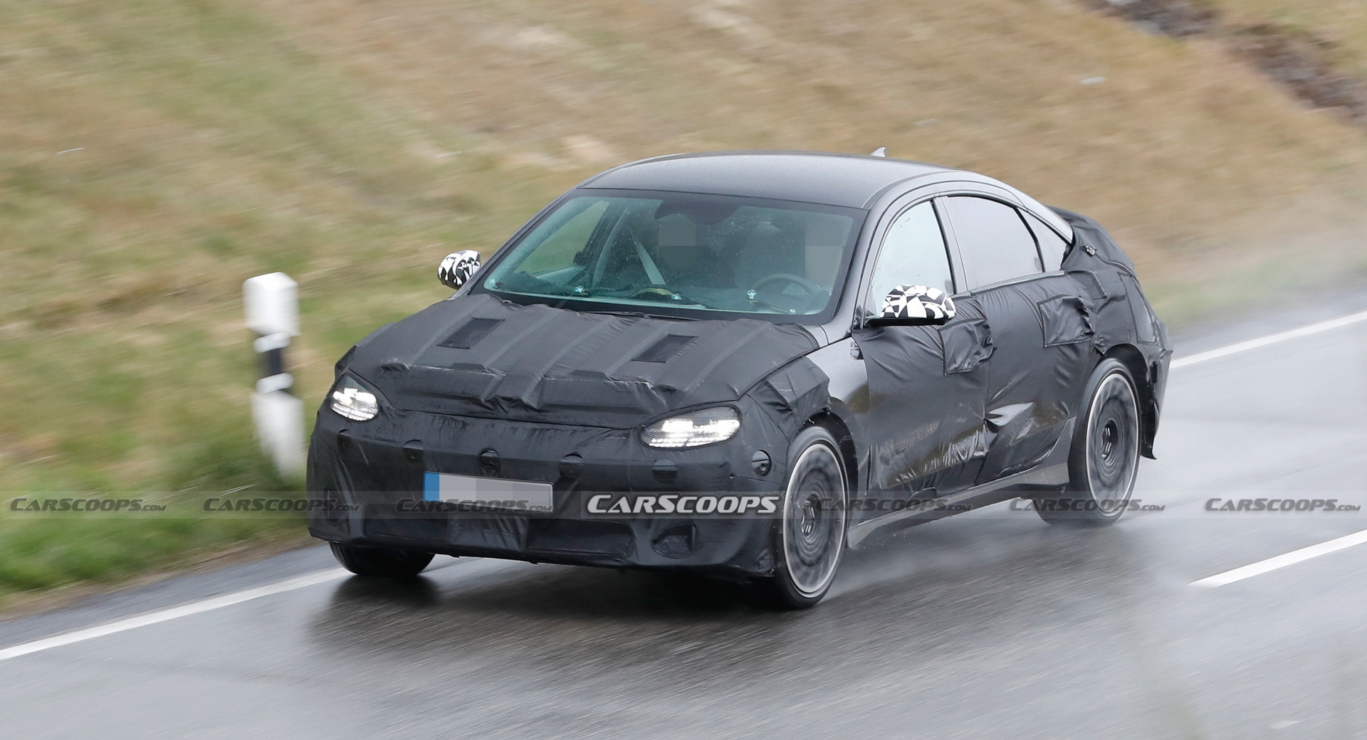 2023 Hyundai Ioniq 6 Caught Seemingly Sporting New Rear Bumper