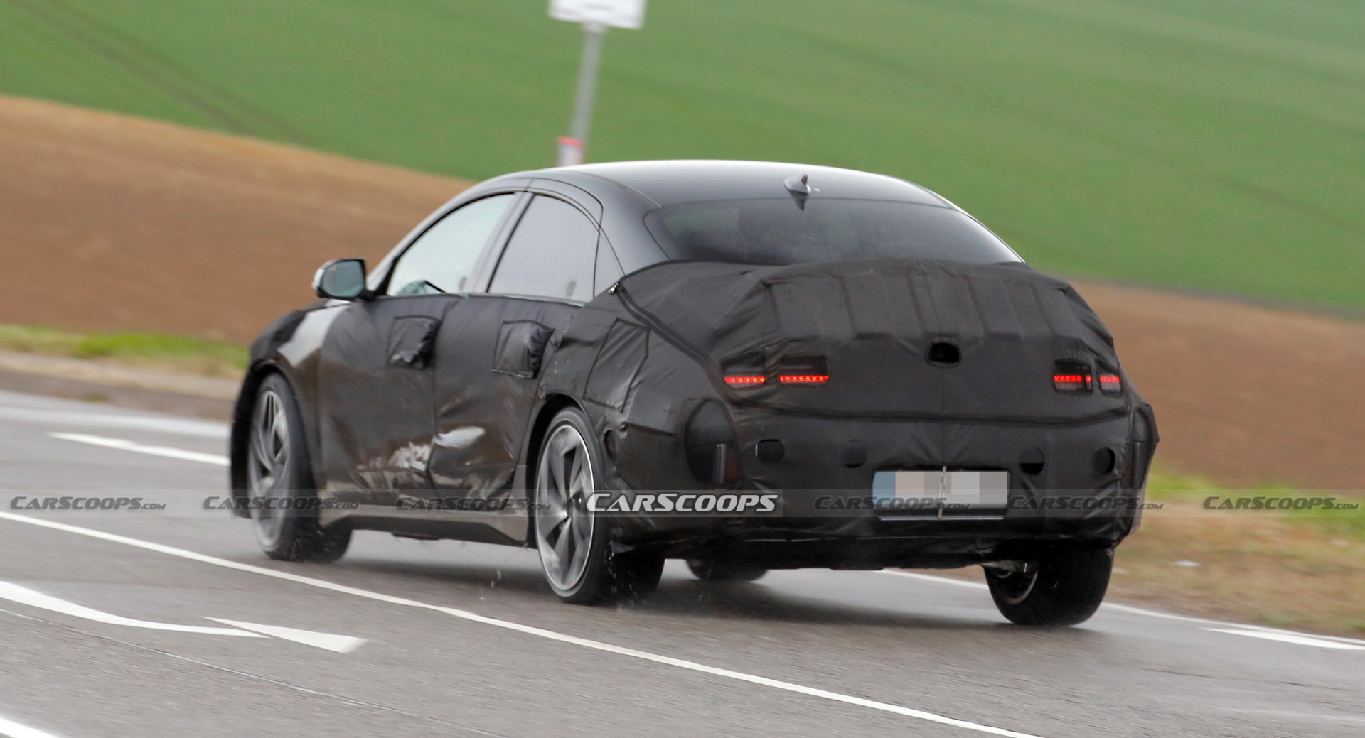 2023 Hyundai Ioniq 6 Caught Seemingly Sporting New Rear Bumper