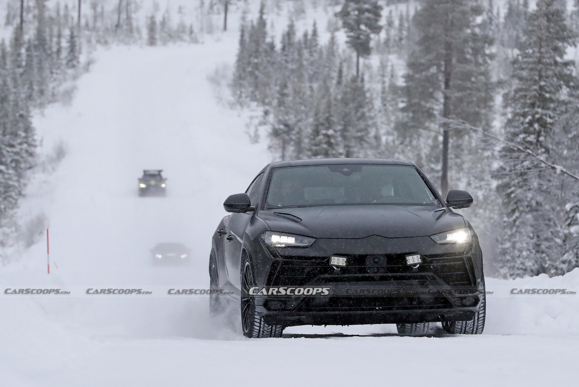 Hotter Lamborghini Urus Spied Undisguised With Huracan Tecnica Design Traits