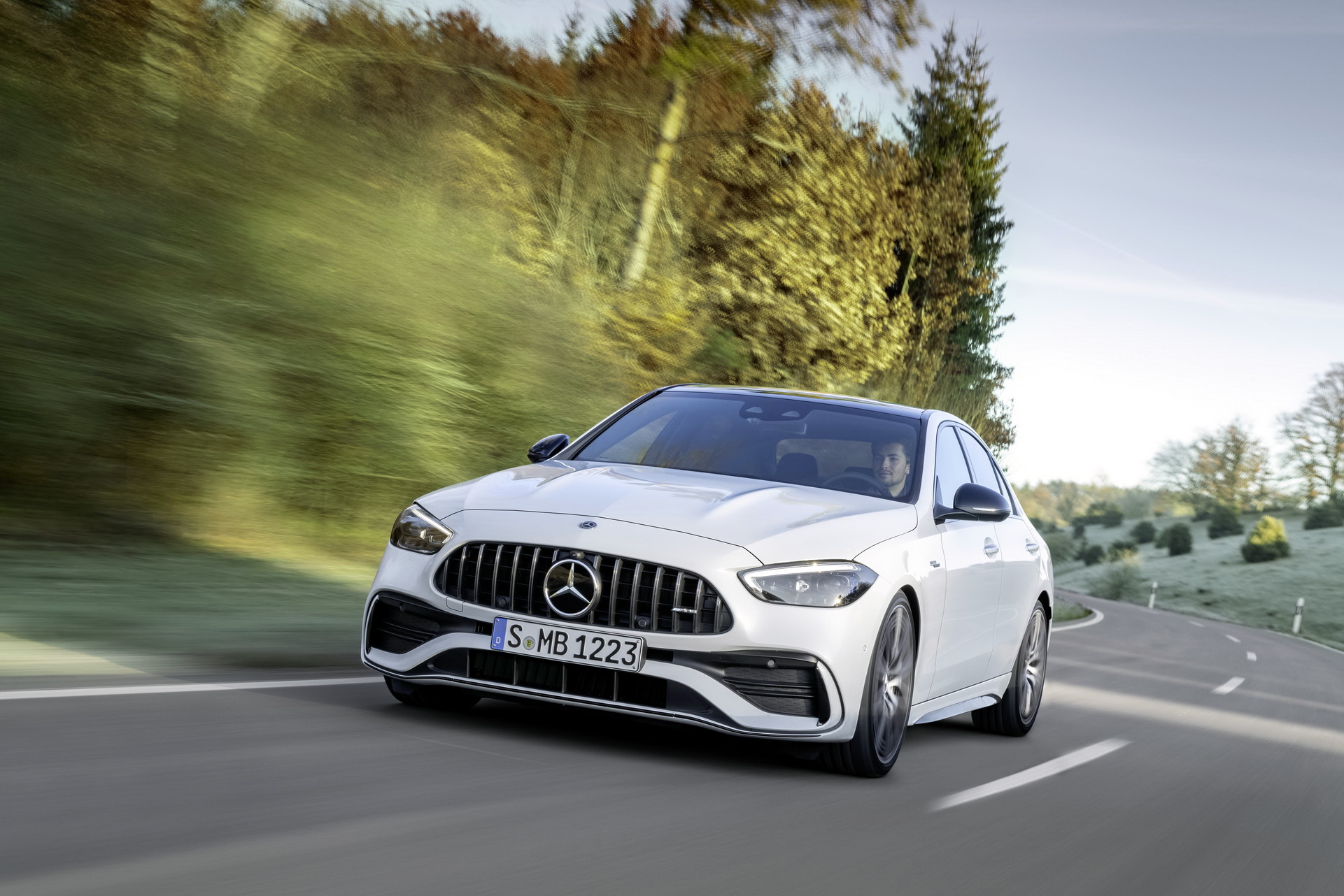 2023 Mercedes-AMG C43 4Matic Loses V6 But Gets 402HP Kick From 4-Cyl Electric Turbo