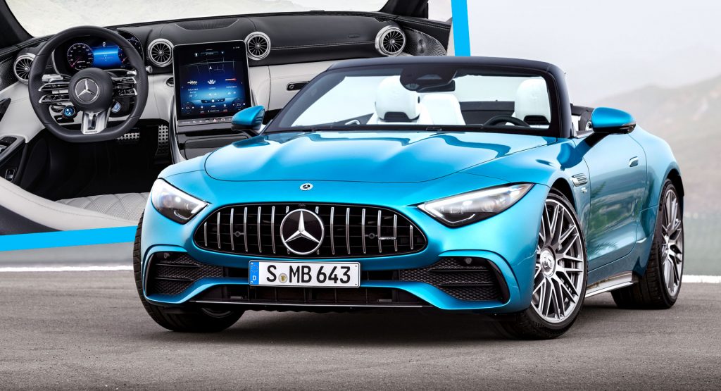  New Entry-Level 2023 Mercedes-AMG SL43 Gets A Four-Cylinder With An Electric Turbo