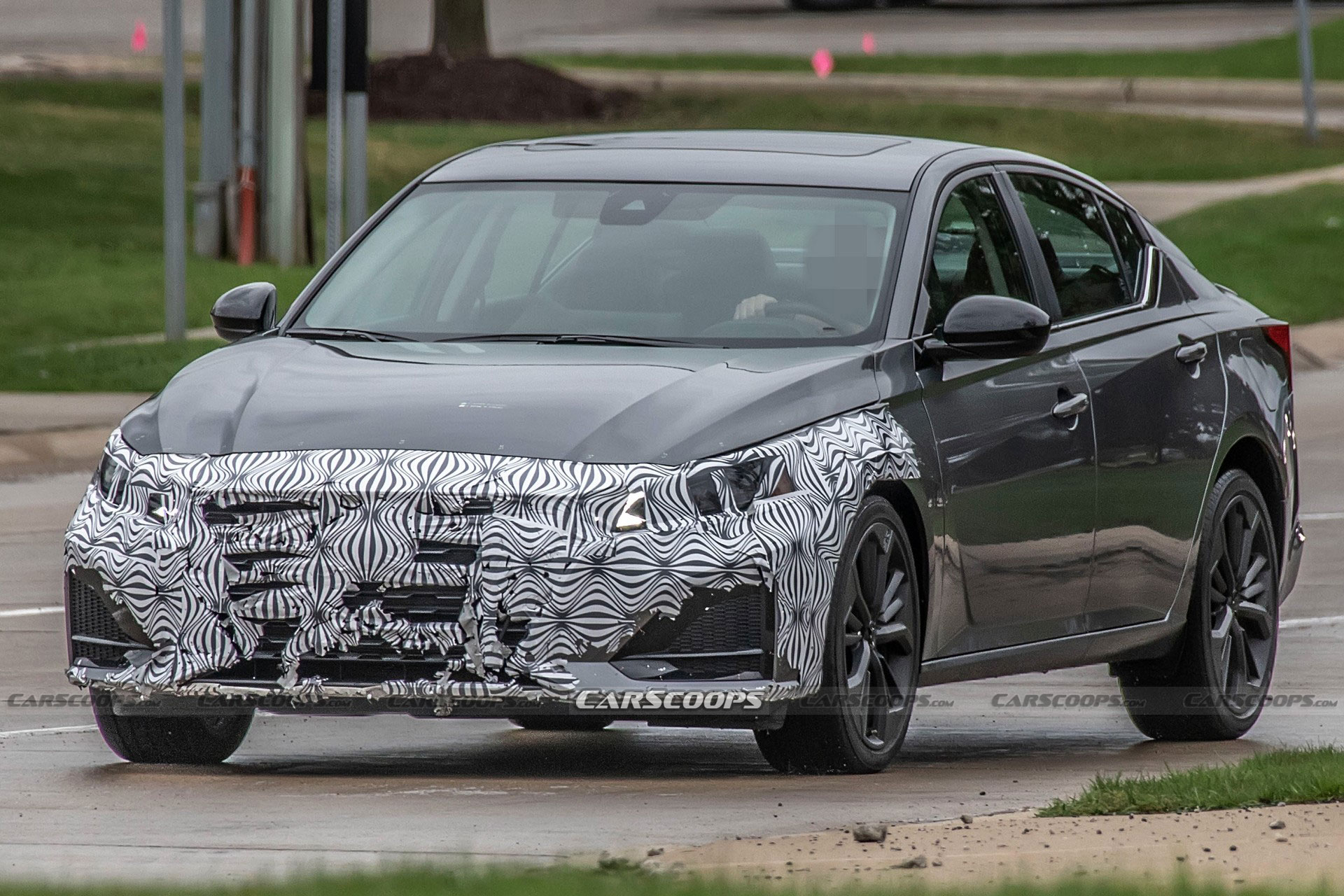2023 Nissan Altima Spied With A Sportier Face And Larger Infotainment System