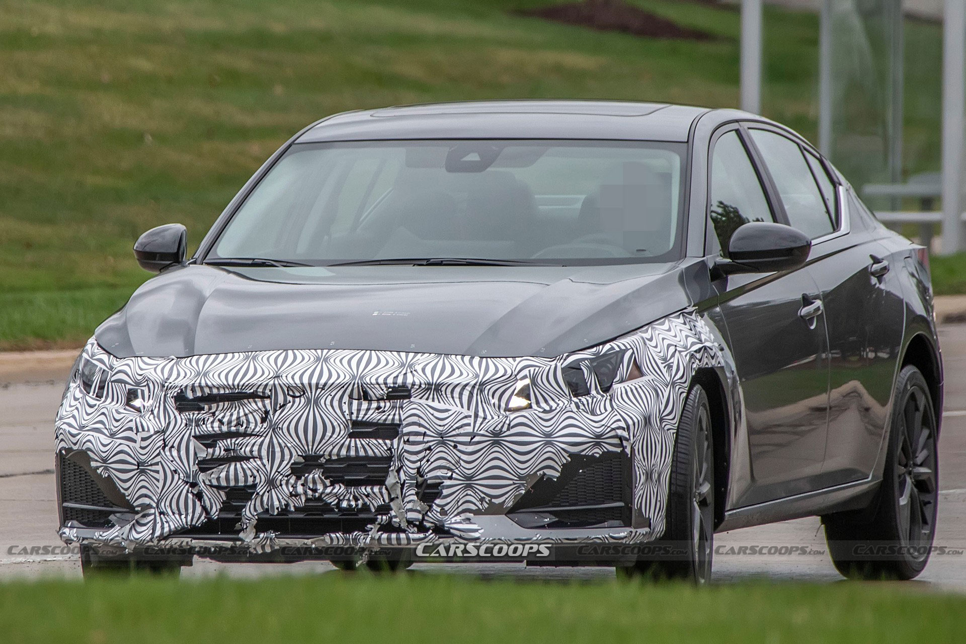 2023 Nissan Altima Spied With A Sportier Face And Larger Infotainment System