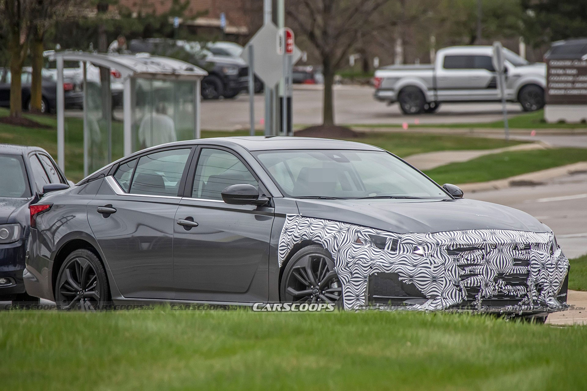 2023 Nissan Altima Spied With A Sportier Face And Larger Infotainment System