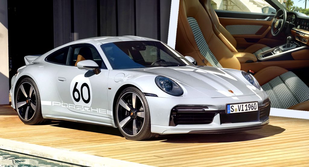  2023 Porsche 911 Sport Classic Will Make You Go Woof With Its Houndstooth Seats, Decals Not So Much