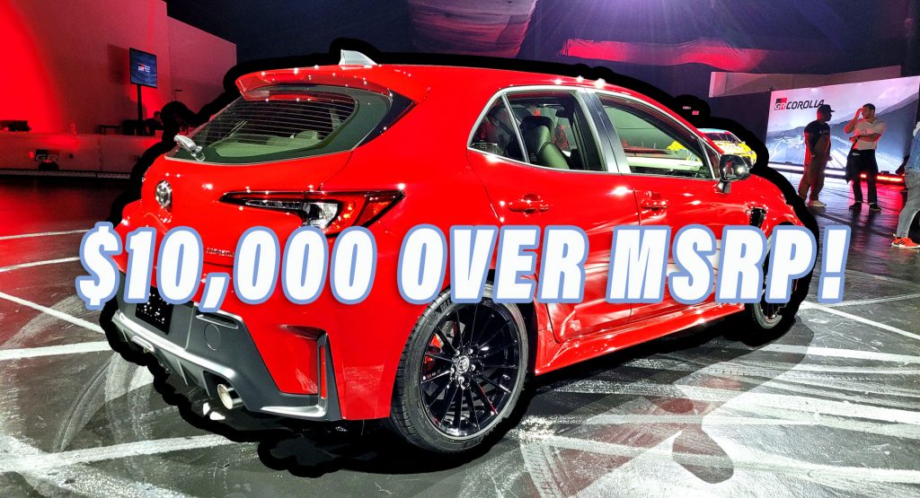  Greedy Toyota Dealer Commands $10,000 Markup Over MSRP For 2023 GR Corolla