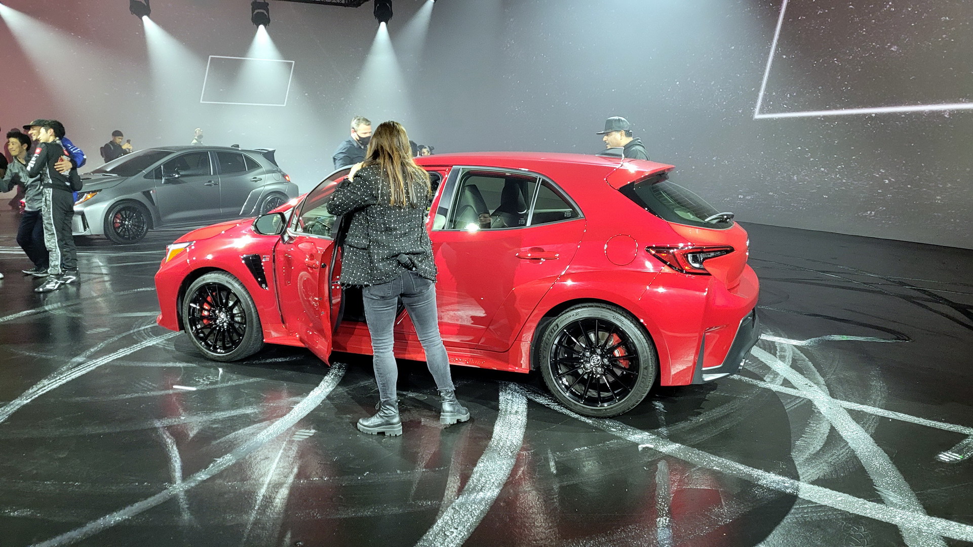 Why Did Toyota’s GR Corolla Launch Cars Have An EV Button And Analog Stock Gauges?