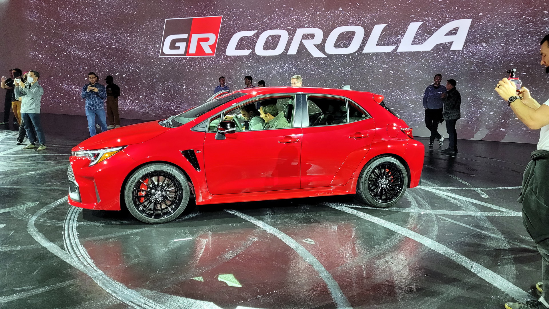 Why Did Toyota’s GR Corolla Launch Cars Have An EV Button And Analog Stock Gauges?