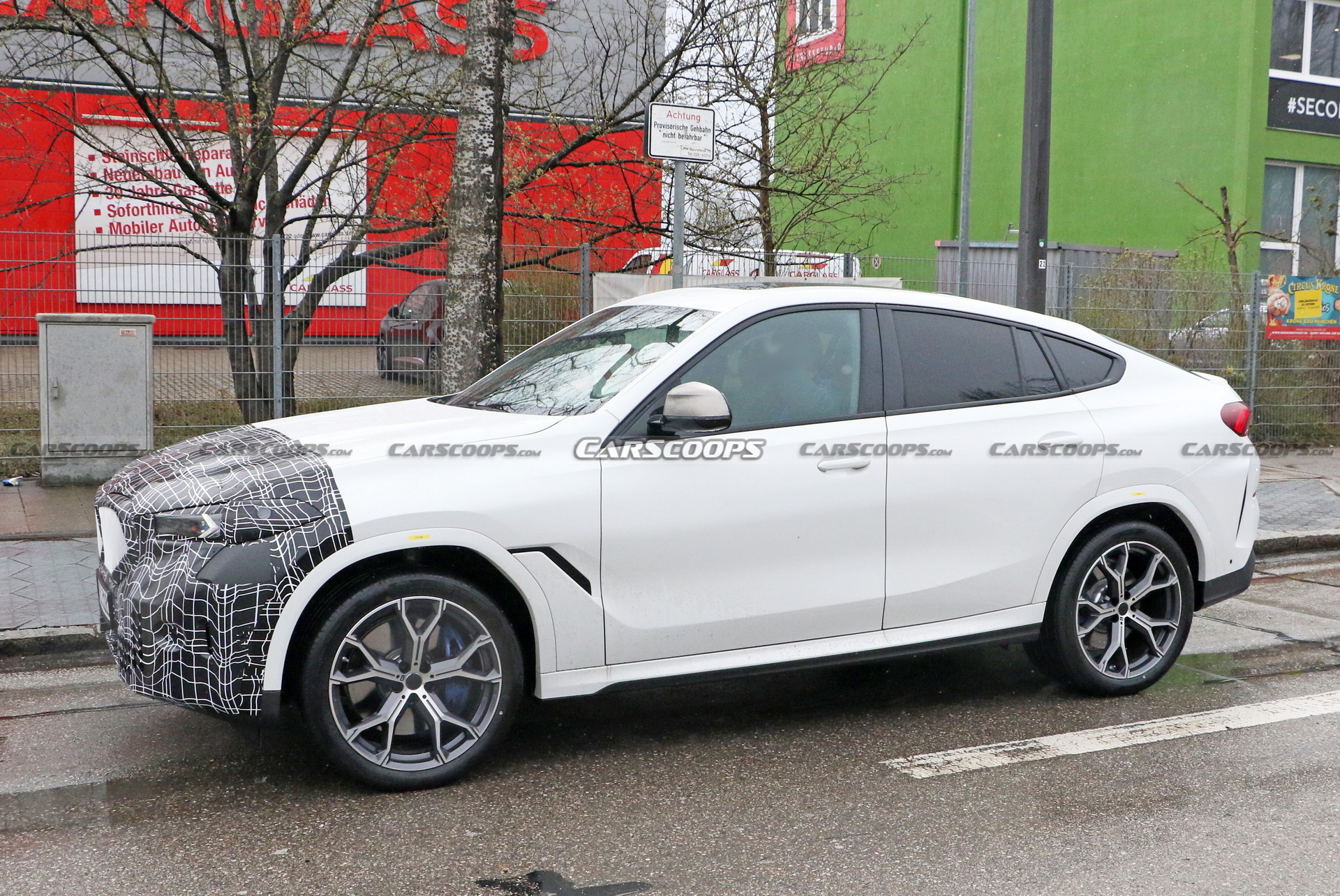 2024 BMW X6 Facelift Spied Again Hiding A Freshened Front End With New Headlamp Signatures