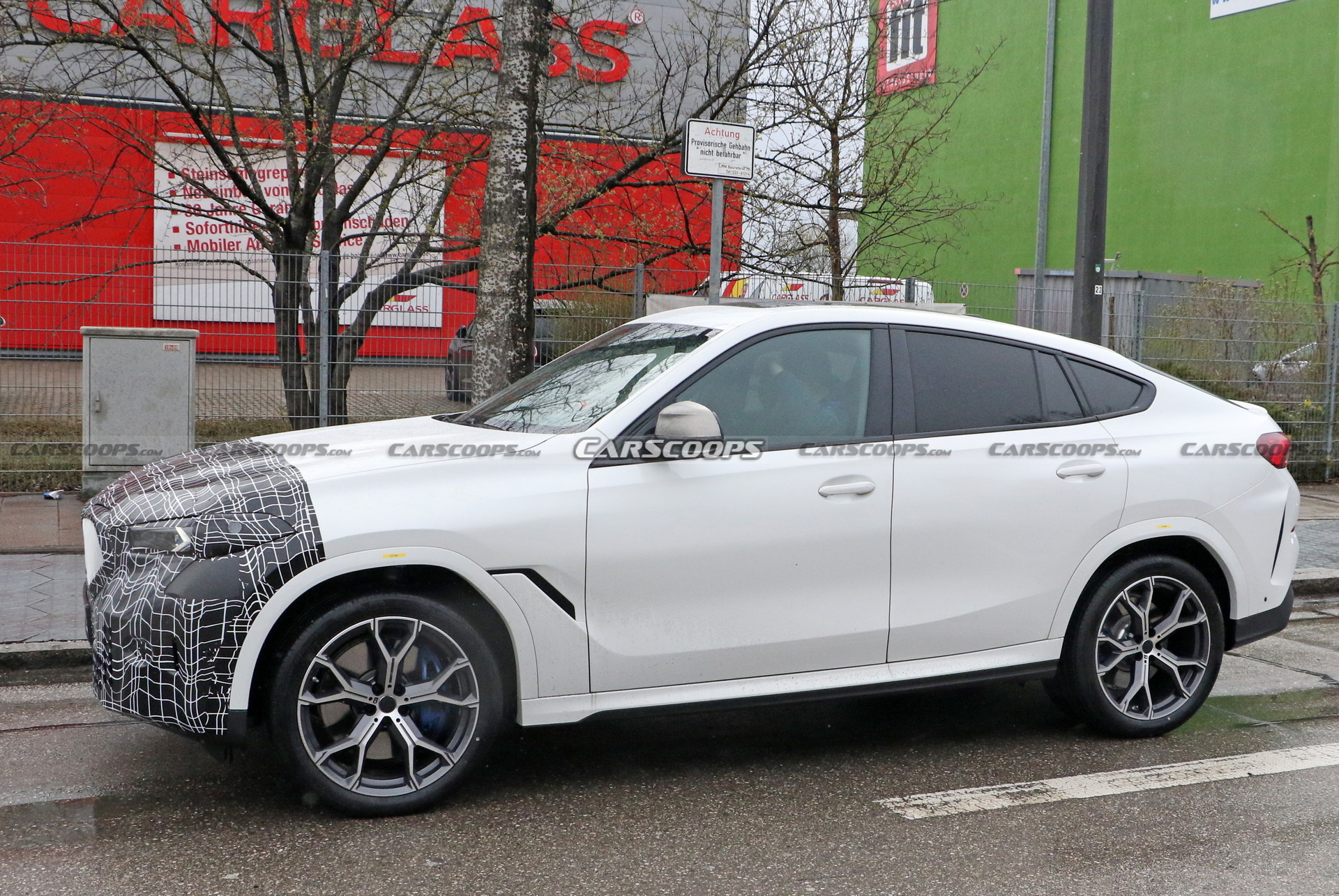 2024 BMW X6 Facelift Spied Again Hiding A Freshened Front End With New Headlamp Signatures