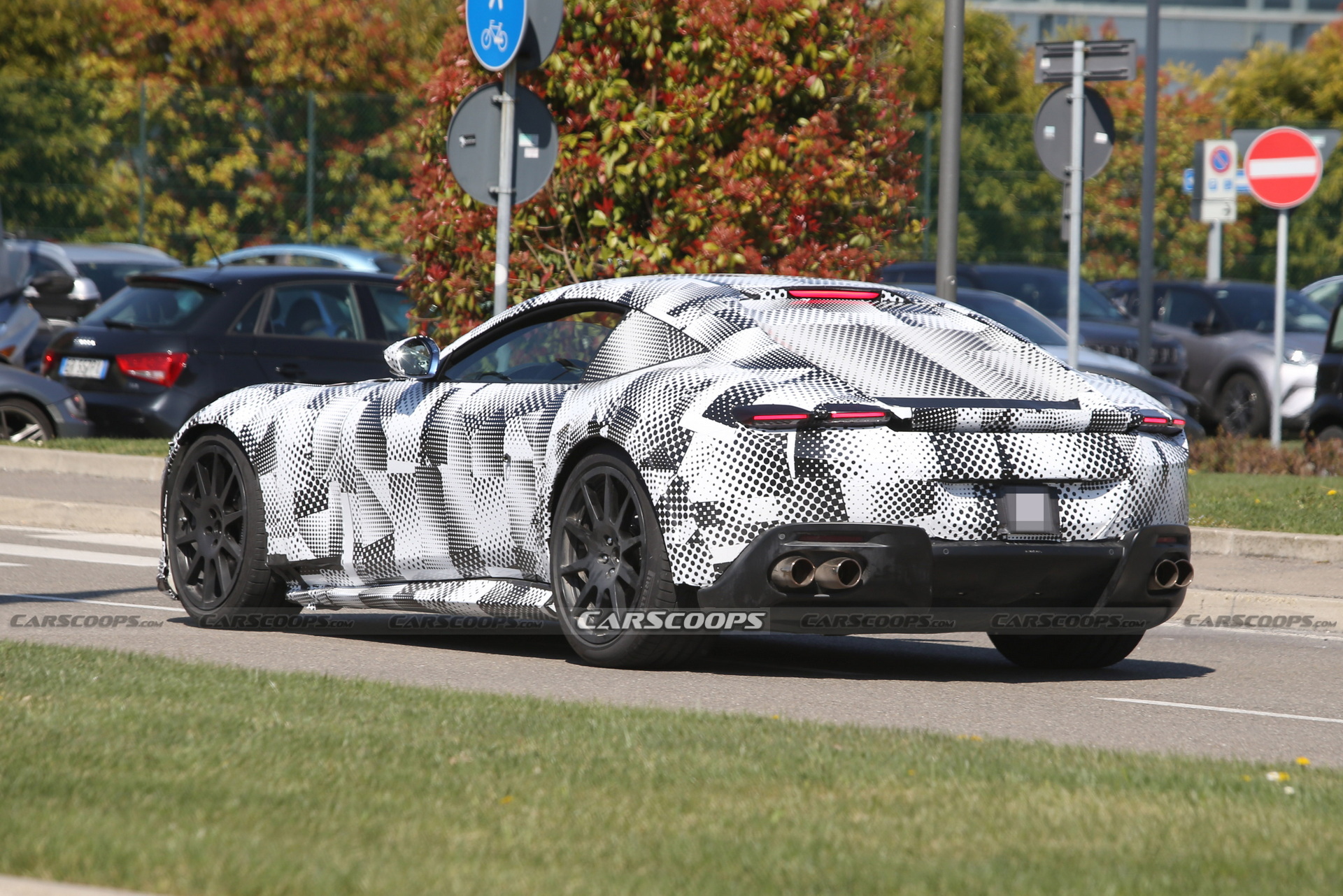Could This Stretched Out Ferrari Roma Be A Mule For The Front-Engine V12 Successor To The 812?