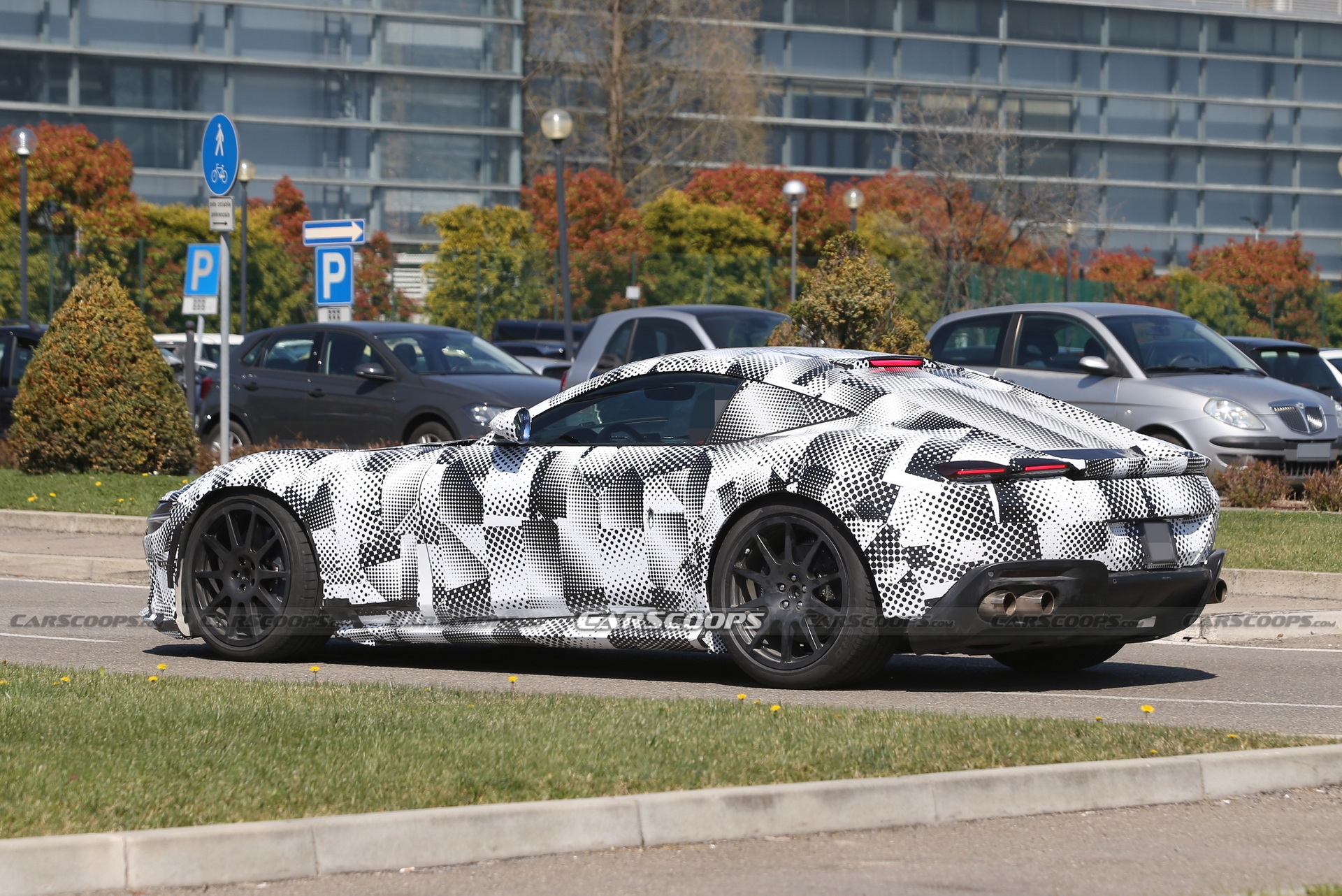 Could This Stretched Out Ferrari Roma Be A Mule For The Front-Engine V12 Successor To The 812?