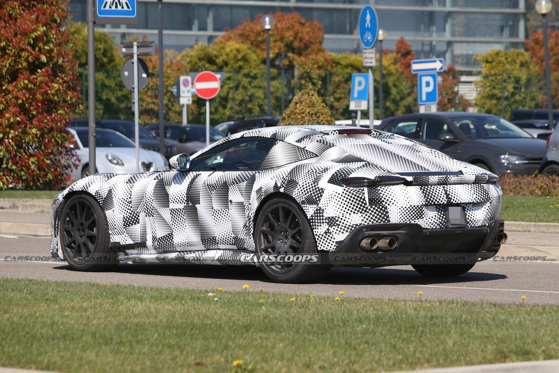 Could This Stretched Out Ferrari Roma Be A Mule For The Front-Engine V12 Successor To The 812?