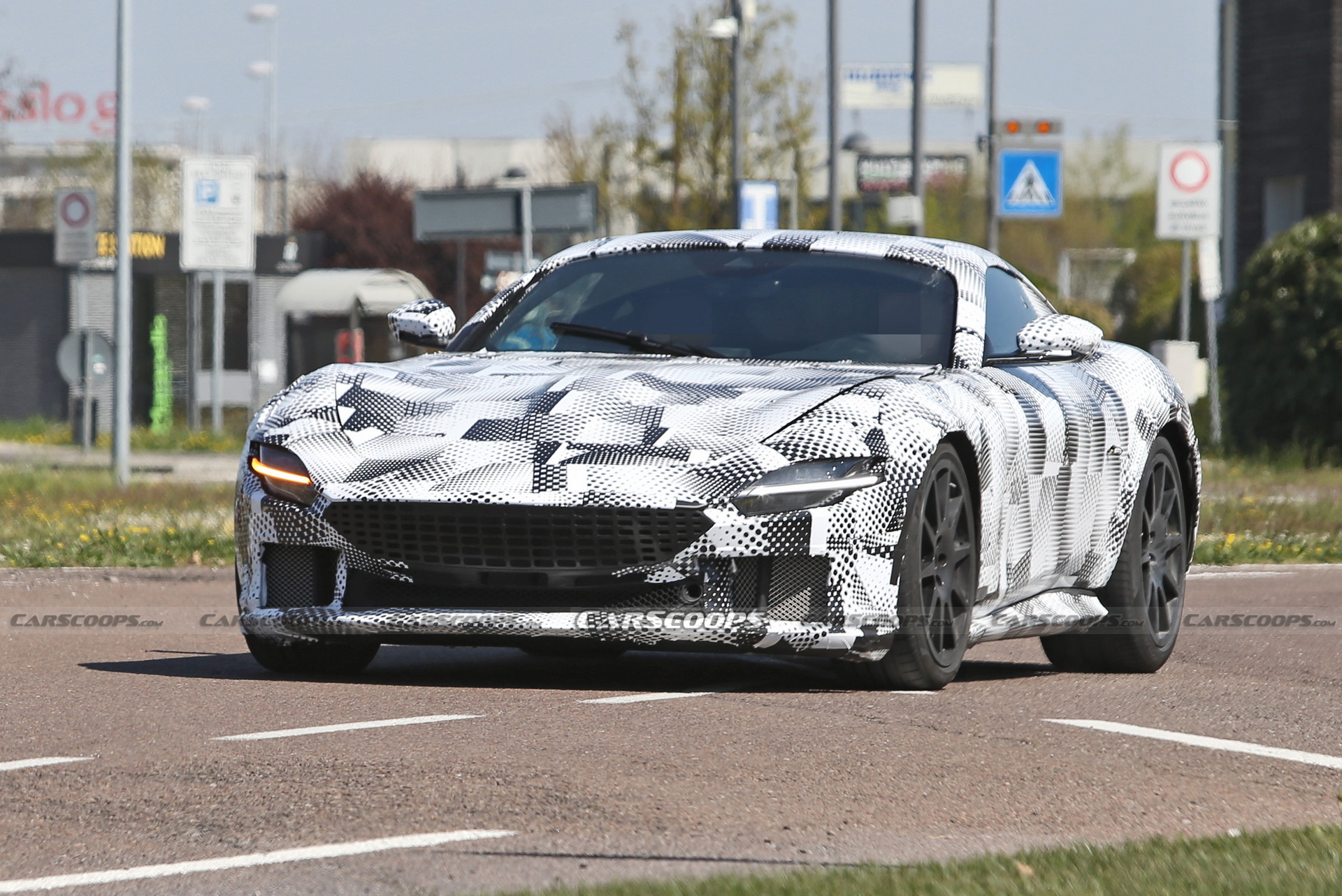 Could This Stretched Out Ferrari Roma Be A Mule For The Front-Engine V12 Successor To The 812?