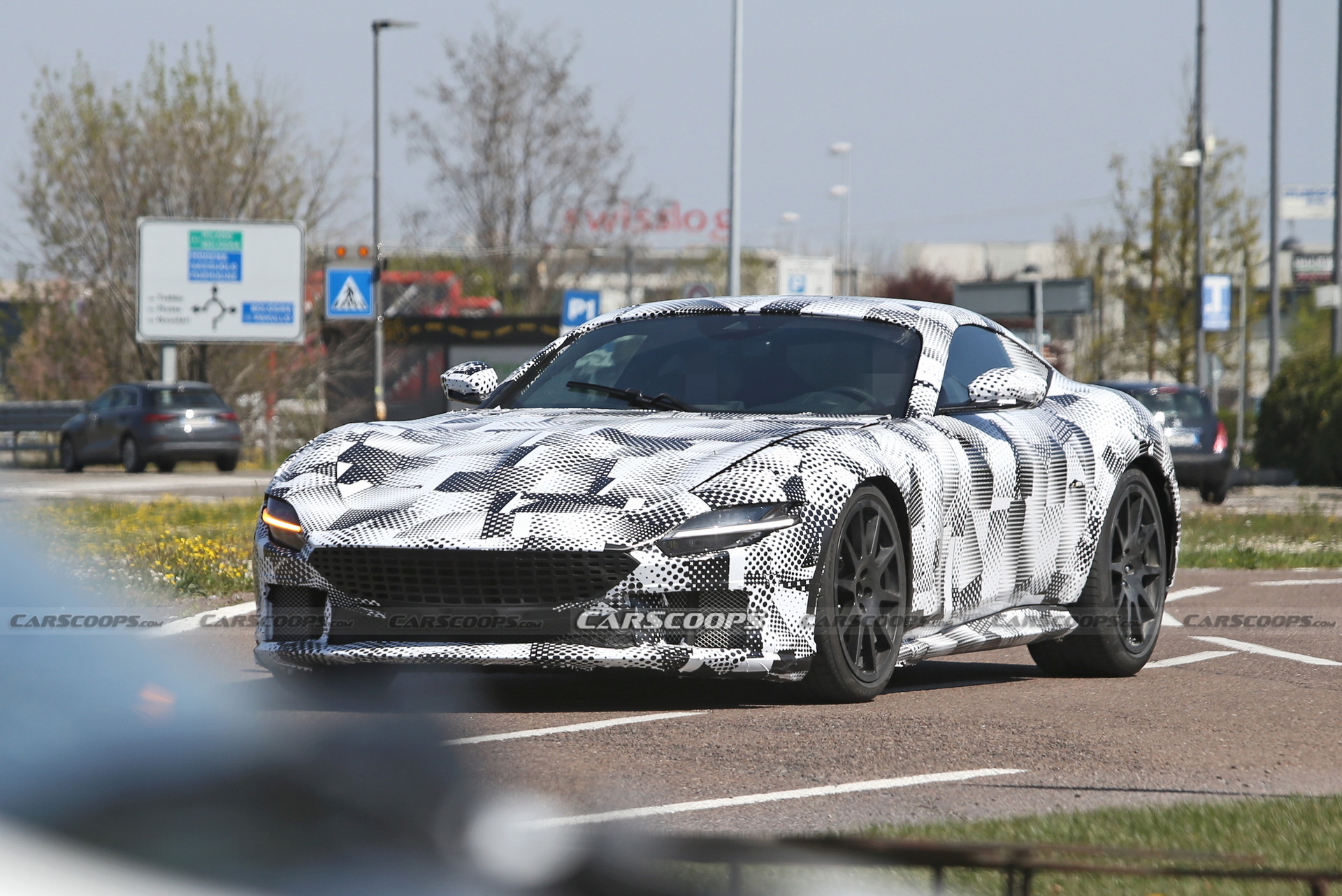 Could This Stretched Out Ferrari Roma Be A Mule For The Front-Engine V12 Successor To The 812?