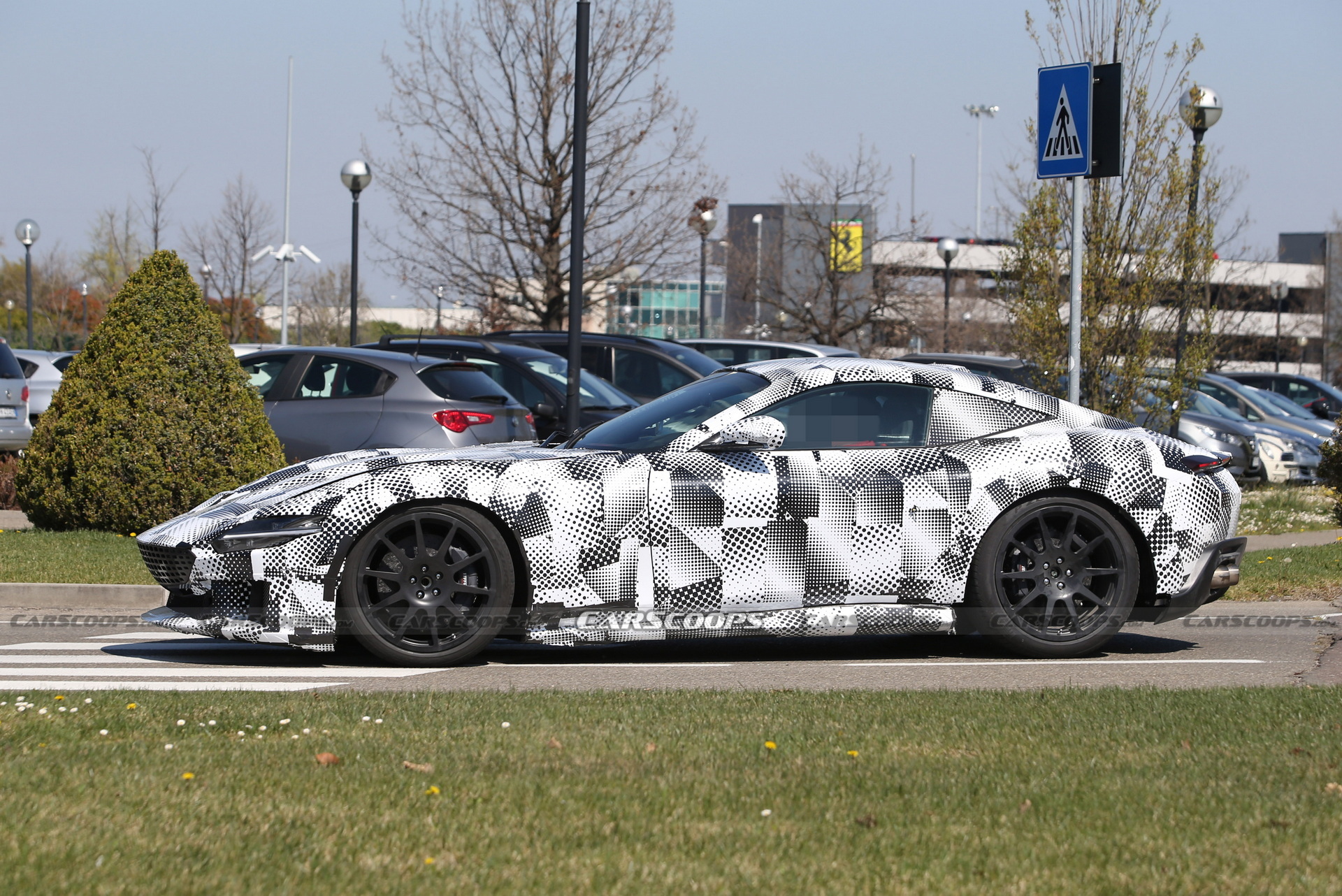Could This Stretched Out Ferrari Roma Be A Mule For The Front-Engine V12 Successor To The 812?