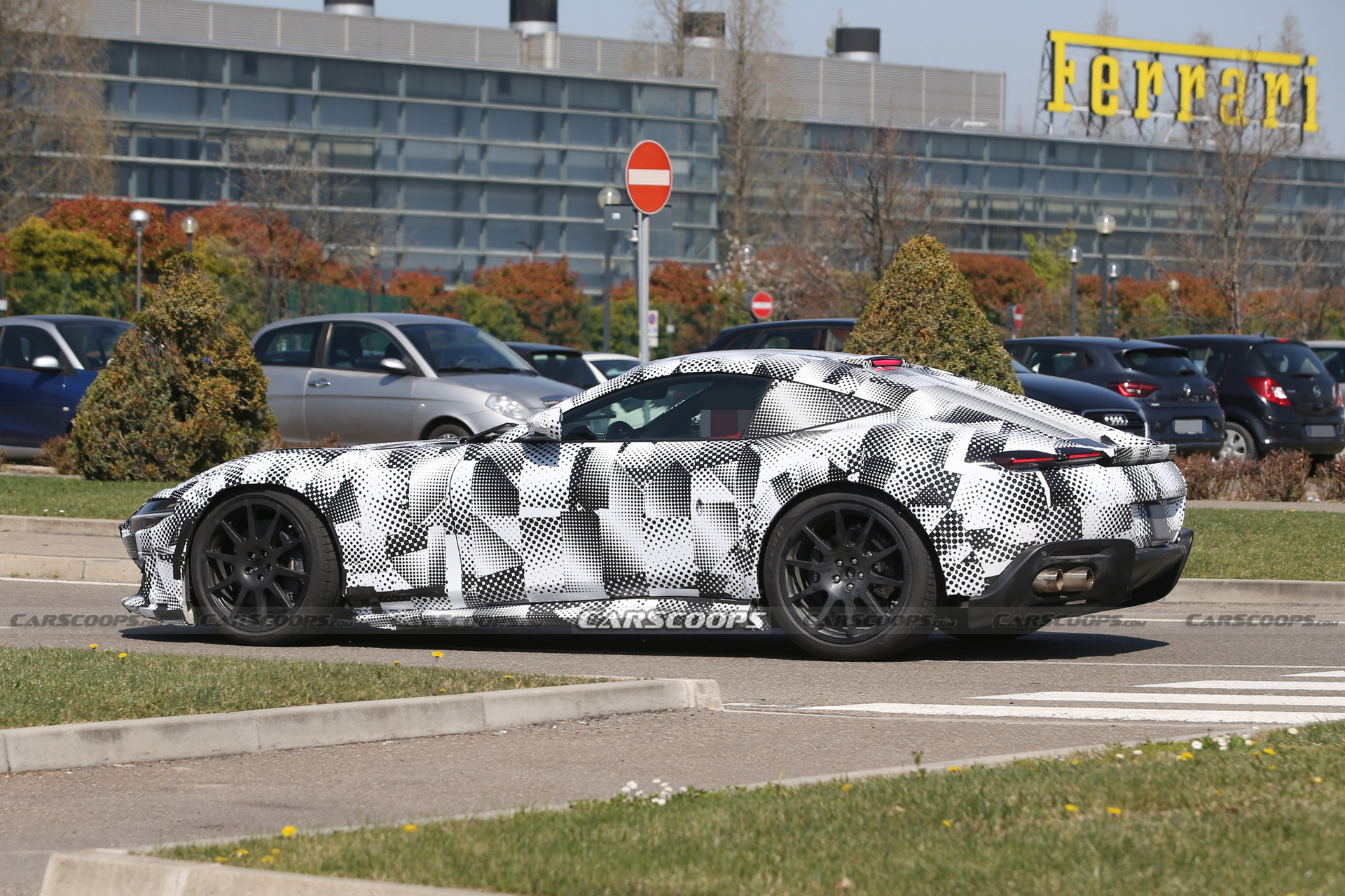Could This Stretched Out Ferrari Roma Be A Mule For The Front-Engine V12 Successor To The 812?