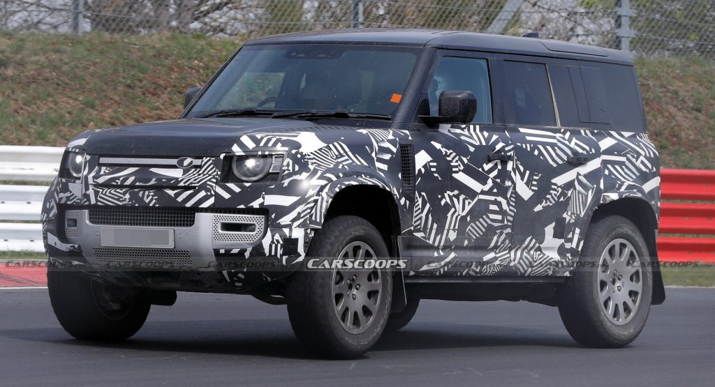  Wild Land Rover Defender SVX / SVR  V8 Spied Flexing Its Muscles On The Nurburgring
