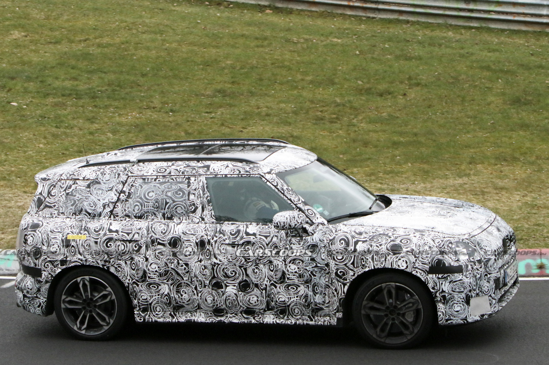 Next Generation 2024 MINI Countryman Caught Tearing It Up At The Nurburgring