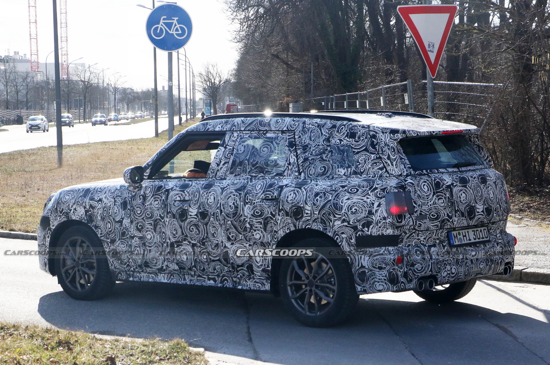 Next Generation 2024 MINI Countryman Caught Tearing It Up At The Nurburgring